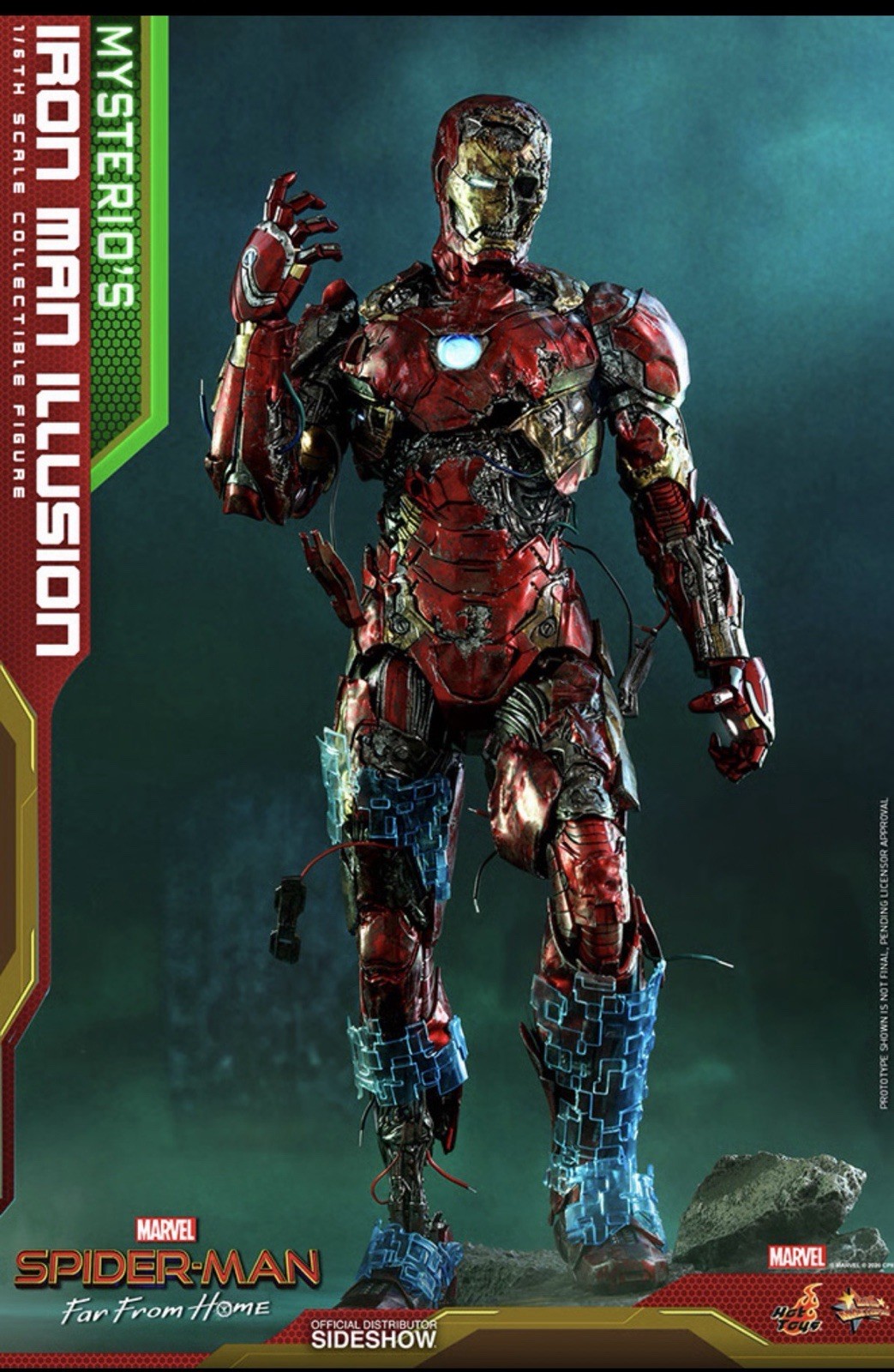 Marvel Hot Toys Far From Home Mysterio's Iron Man Illusion Marvel Hot Toys Far From Home Mysterio's Iron Man Illusion