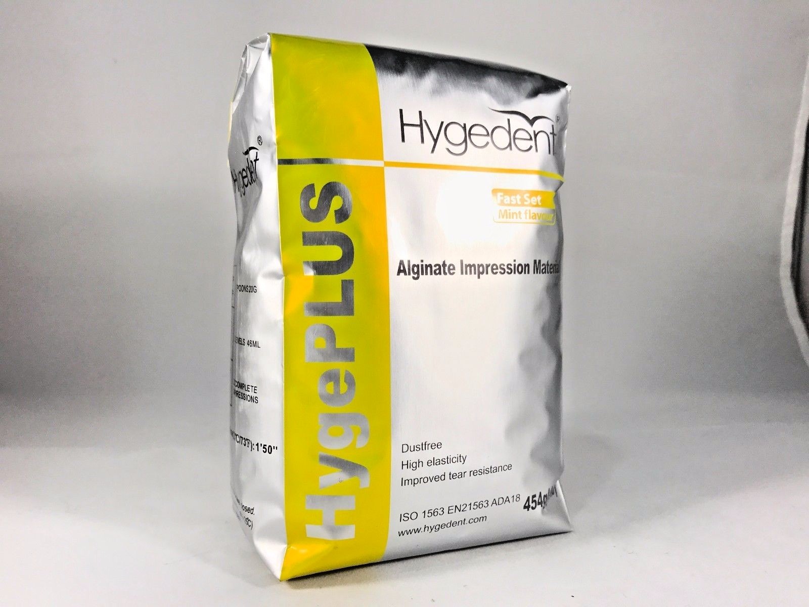 HygePLUS Fast Set MINT Flavour Dustfree High Elastic Alginate Impression 2 Lb