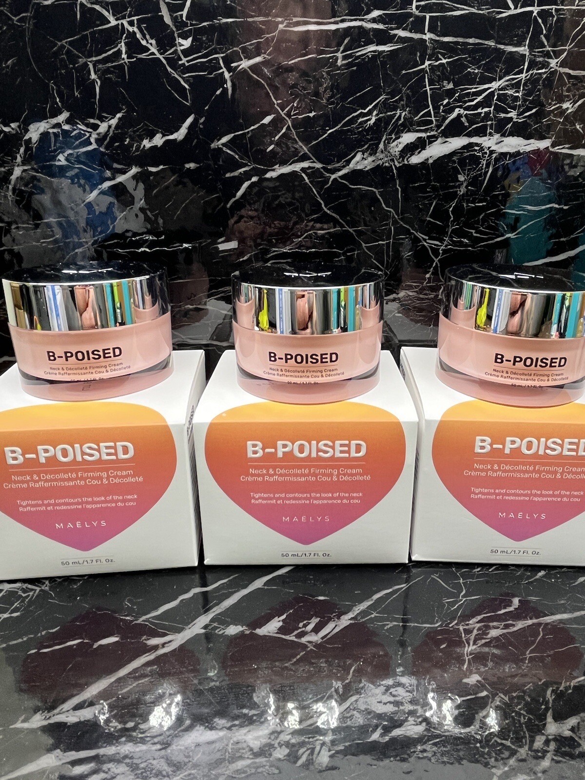 3x Maelys B-POISED Neck & Decollete Firming cream 1.7oz NEW In Box 🔥sale🔥