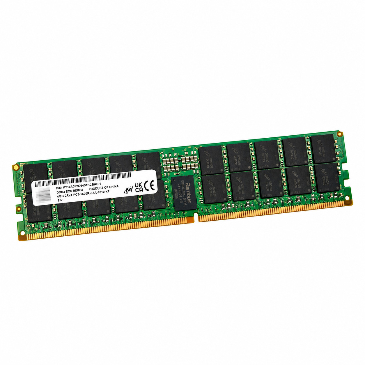 Micron MTC40F2046S1RC48BA1 DDR5 64GB (1x64GB) 4800MHz RDIMM ECC Server Memory