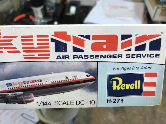 Vintage Revell DC-10 Laker SkyTrain..kit H-271..1/144 Vintage Revell DC-10 Laker SkyTrain..kit H-271..1/144