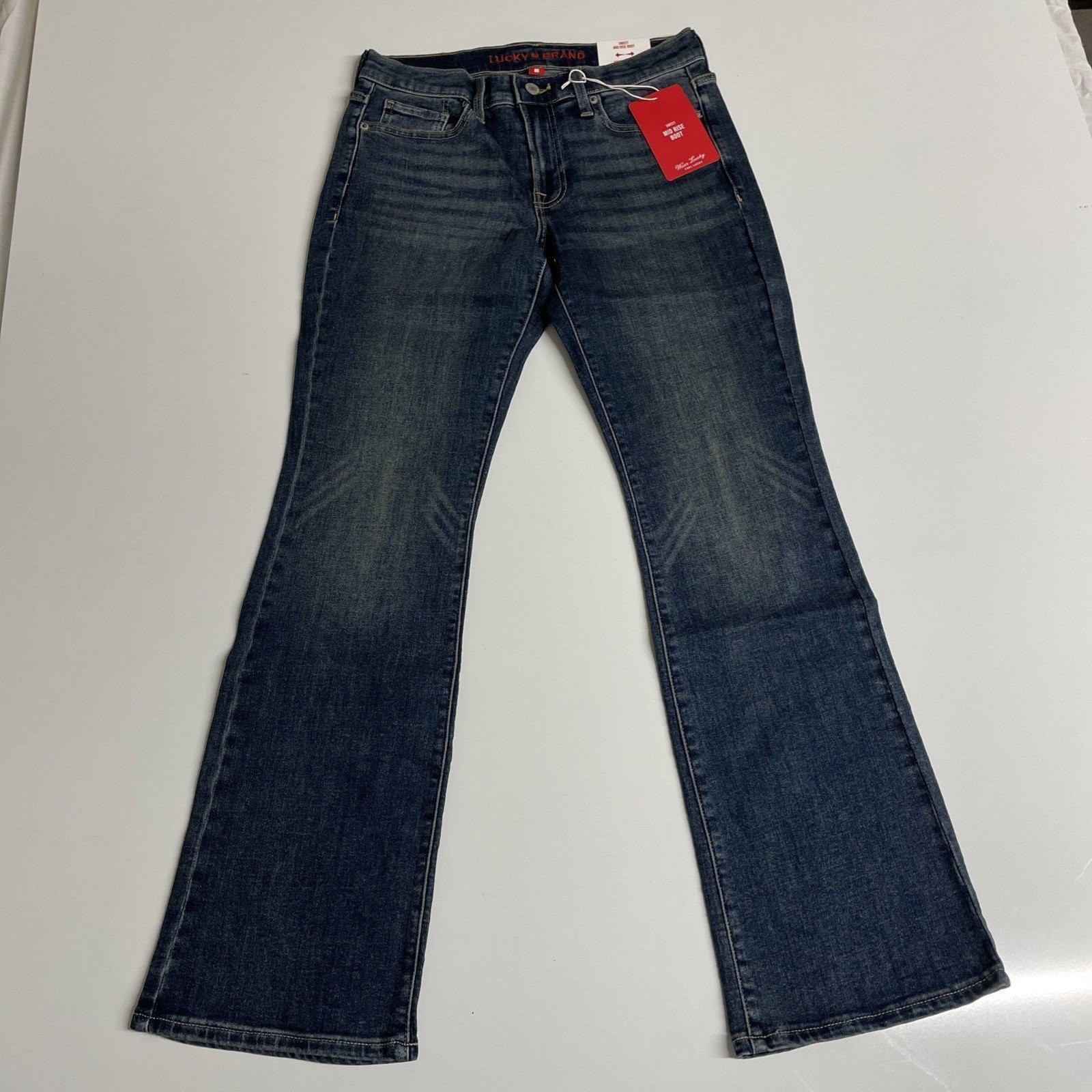 Lucky Brand Sweet Mid Rise Bootcut Stretch Jeans Women\'s Size 4/27 Ankle