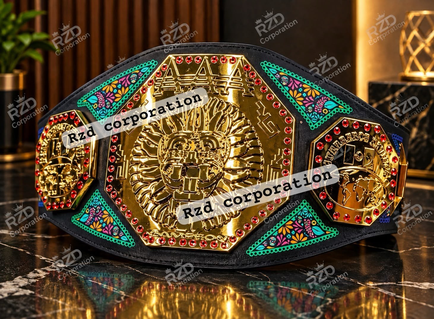 AAA Media legacy Wrestling Championship Belt Replica 4mm Zinc
