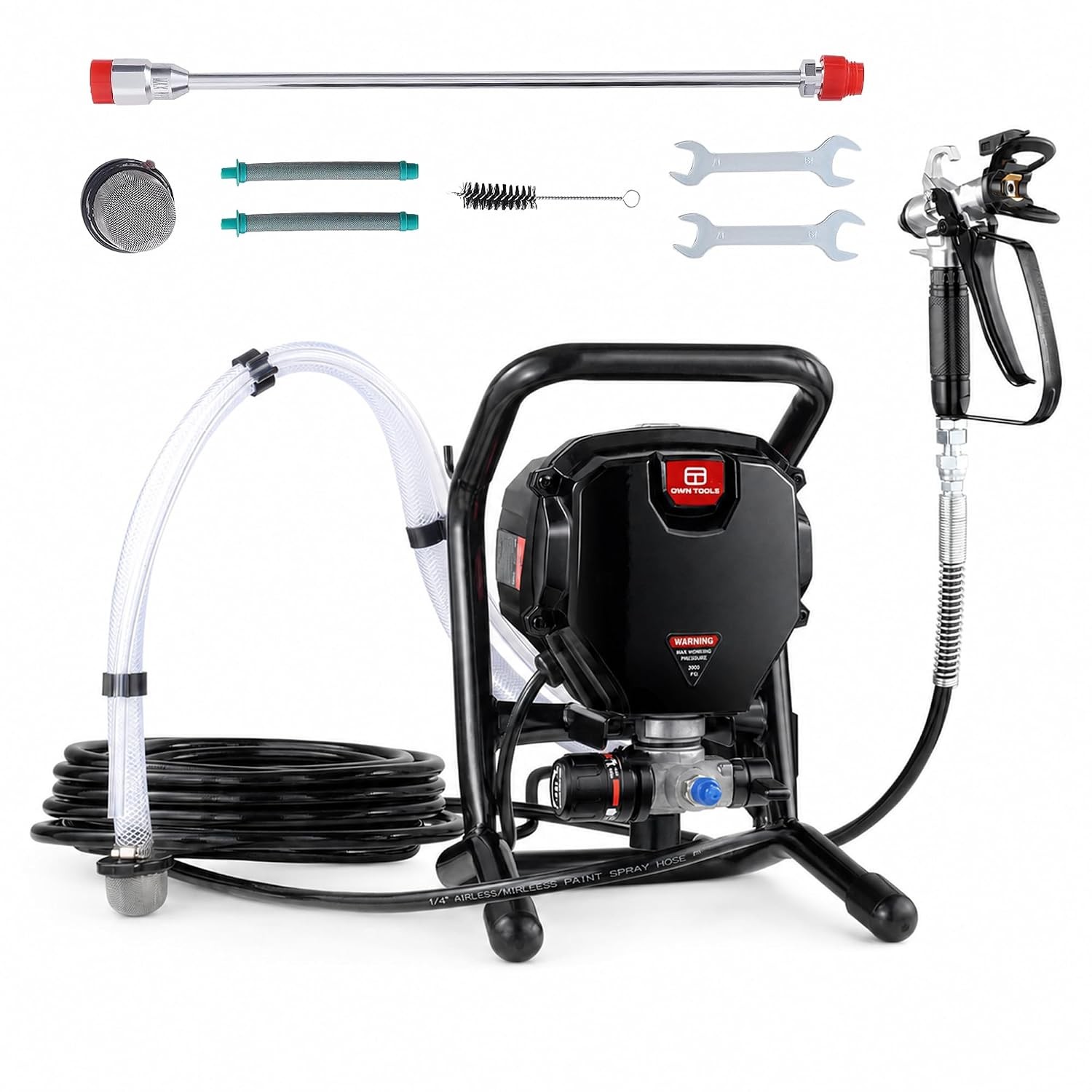 OMNI TOOLS Airless Paint Sprayer, 750W Electric Paint Sprayer, 3000 PSI OMNI TOOLS Airless Paint Sprayer, 750W Electric Paint Sprayer, 3000 PSI