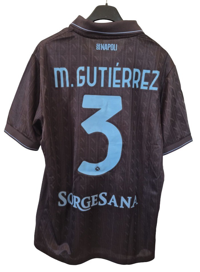 Napoli Serie A 2025/2026 Match Worn Jersey - GUTIERREZ - Jersey Worn
