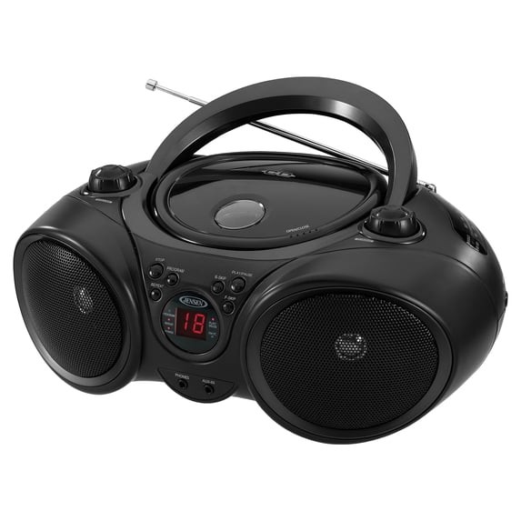 Jensen CD-490-BK 3-Watt RMS Portable Stereo CD Player with AM/FM Stereo Radio Jensen CD-490-BK 3-Watt RMS Portable Stereo CD Player with AM/FM Stereo Radio