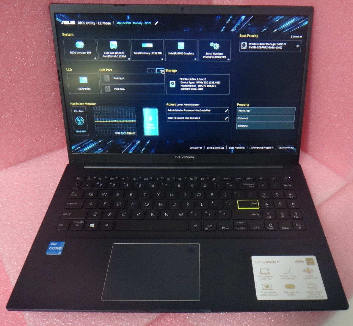 Genuine ASUS VivoBook 15 F513E 15.6
