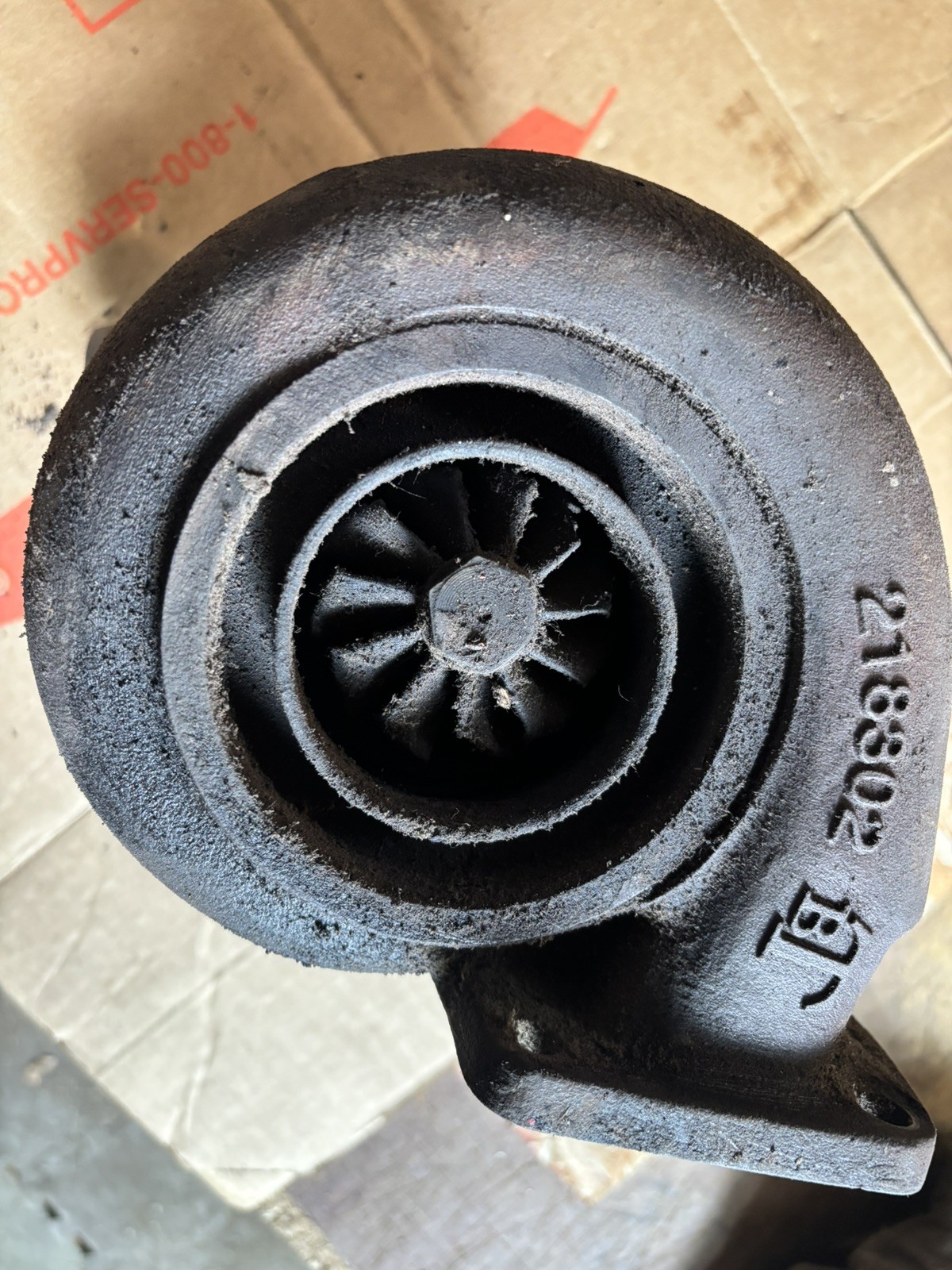 VINTAGE  TURBO CHARGER -Center section is loose - Selling AS - IS