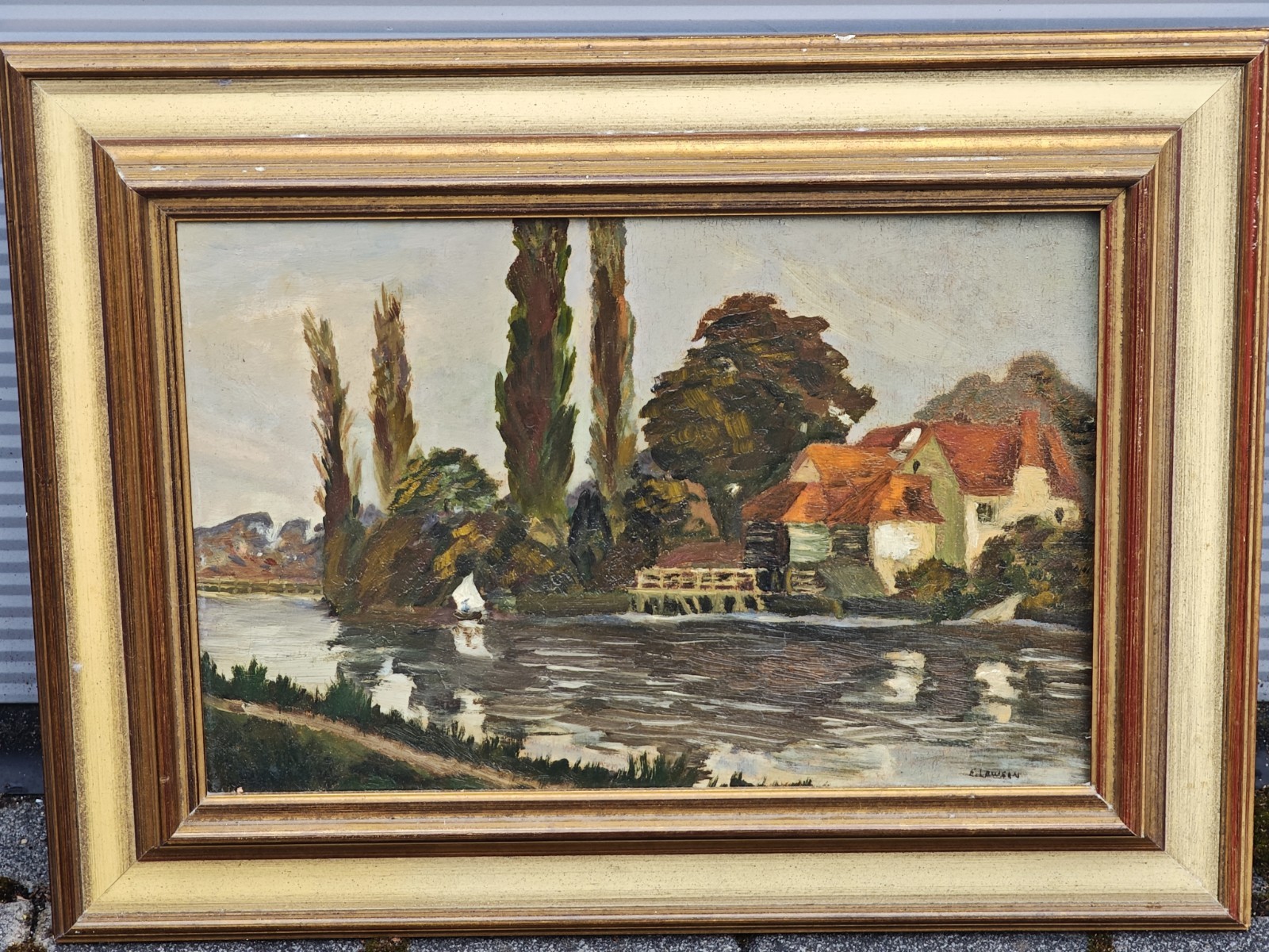 Ernest Lawson 1873-1939 Canada/America Impressionism Painting Houses Landscape