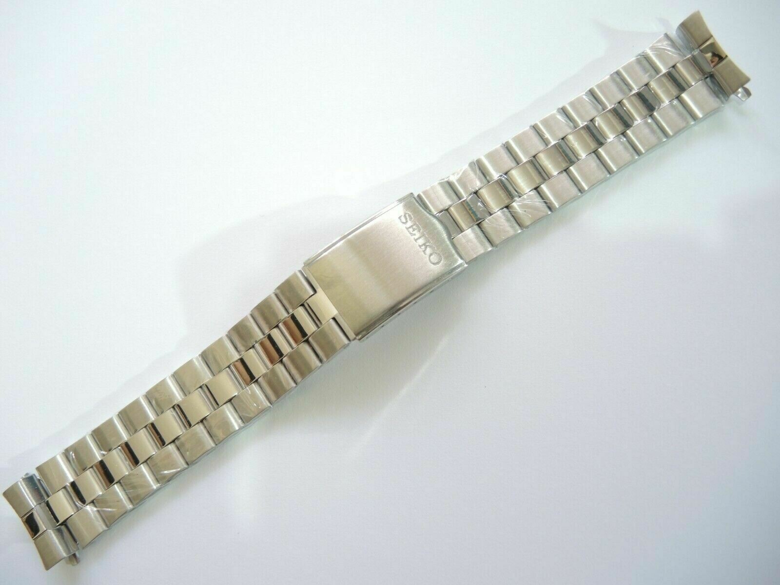 NEW 19MM STAINLESS STEEL BRACELET VINTAGE PANDA 6138-8020/8021 CHRONOGRAPH WATCH