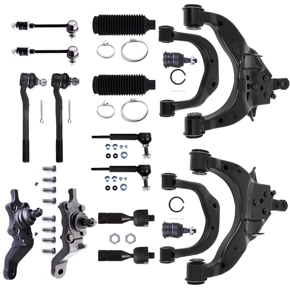 18Pcs For 1996-02 Toyota 4Runner Front Upper Lower Control Arms Sway Bar Tie Rod