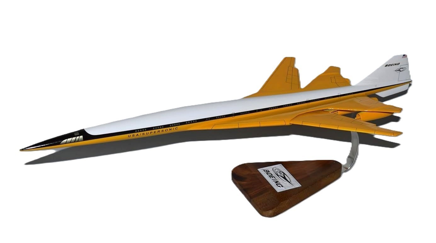 Boeing 2707 SST House Concept Supersonic Prototype Desk 1/144 Model SC Airplane