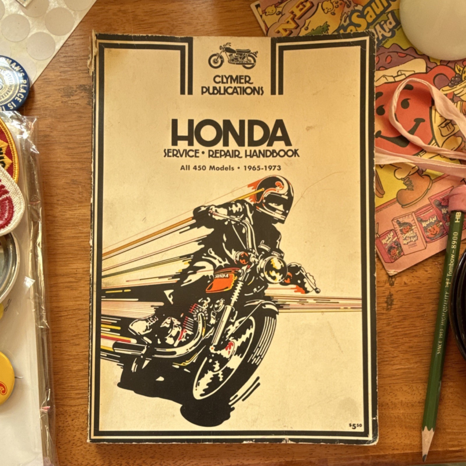 Clymer Honda Motorcycle Service Repair Handbook All 450 Models 1965-1973 Book