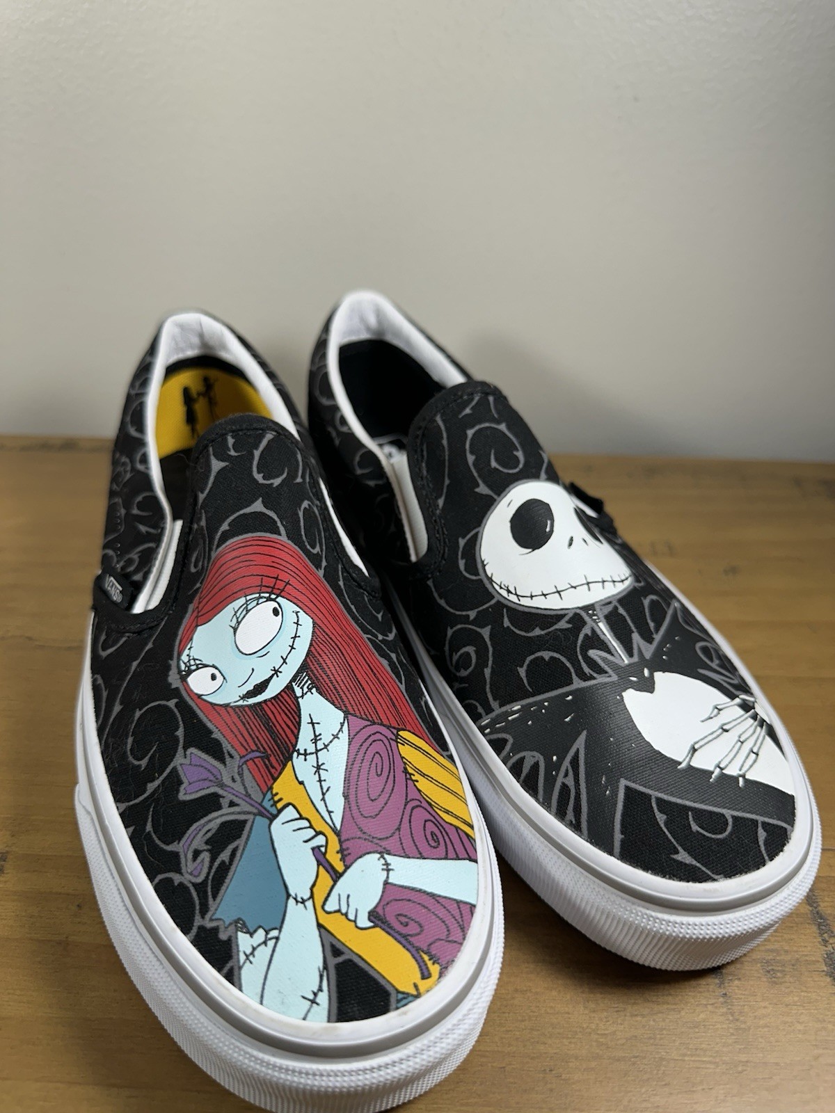 NWOT Vans x Disney Nightmare Before Christmas Jack Sally Slip On M 8.5 W 10 NWOT Vans x Disney Nightmare Before Christmas Jack Sally Slip On M 8.5 W 10