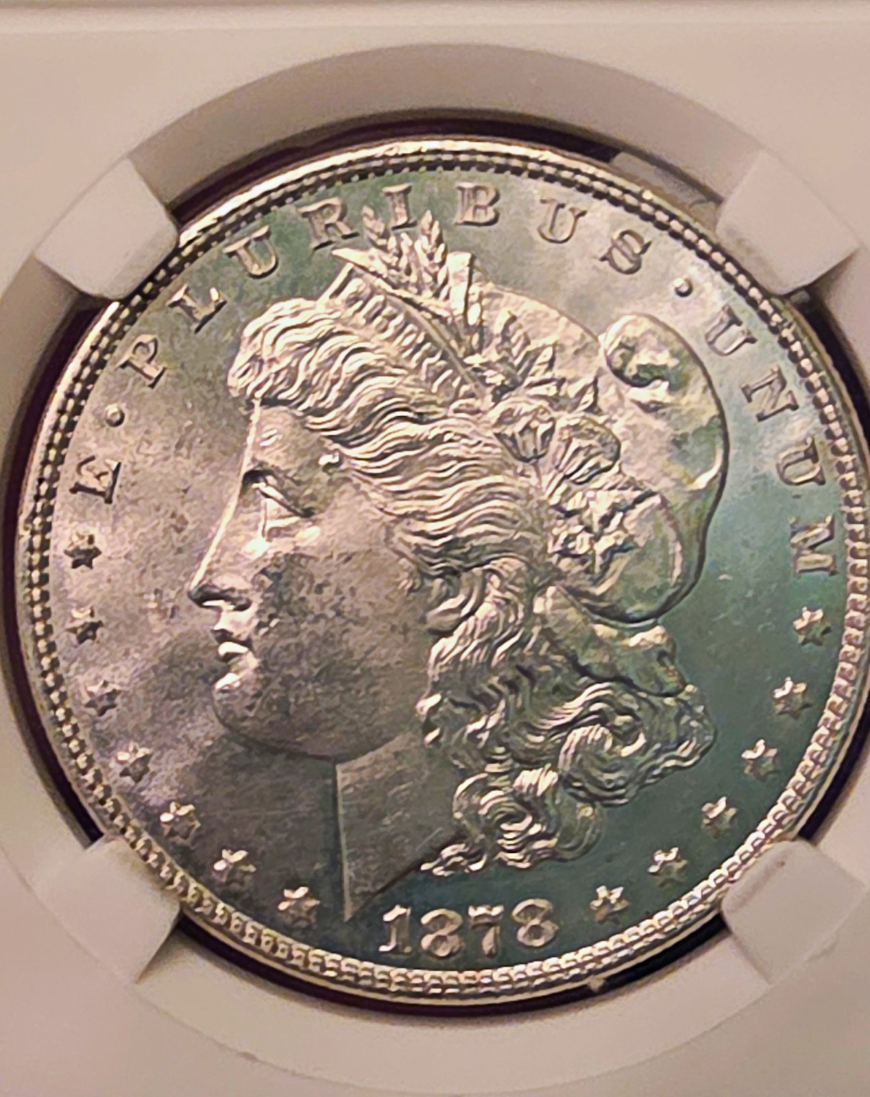 1878 8TF Morgan Error VAM Silver Dollar MS++ Double Die Date SEE PICS