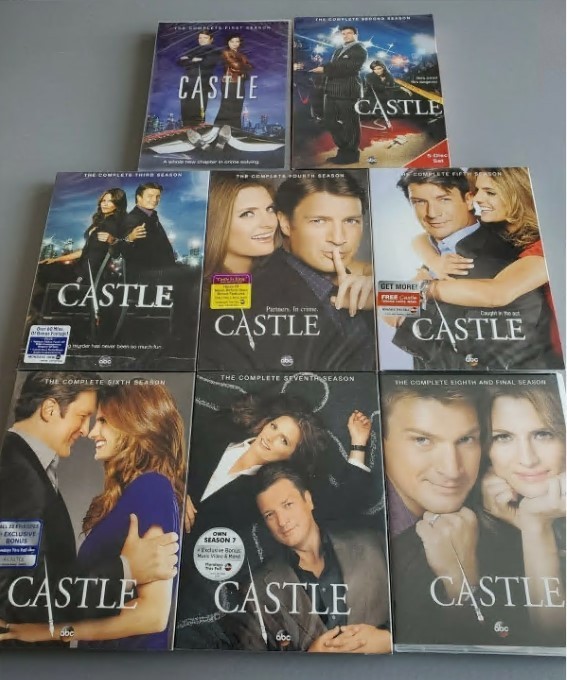 Castle Seasons 1-8 DVD Complete Series Sealed Region 1 USA Free Fast Shipping