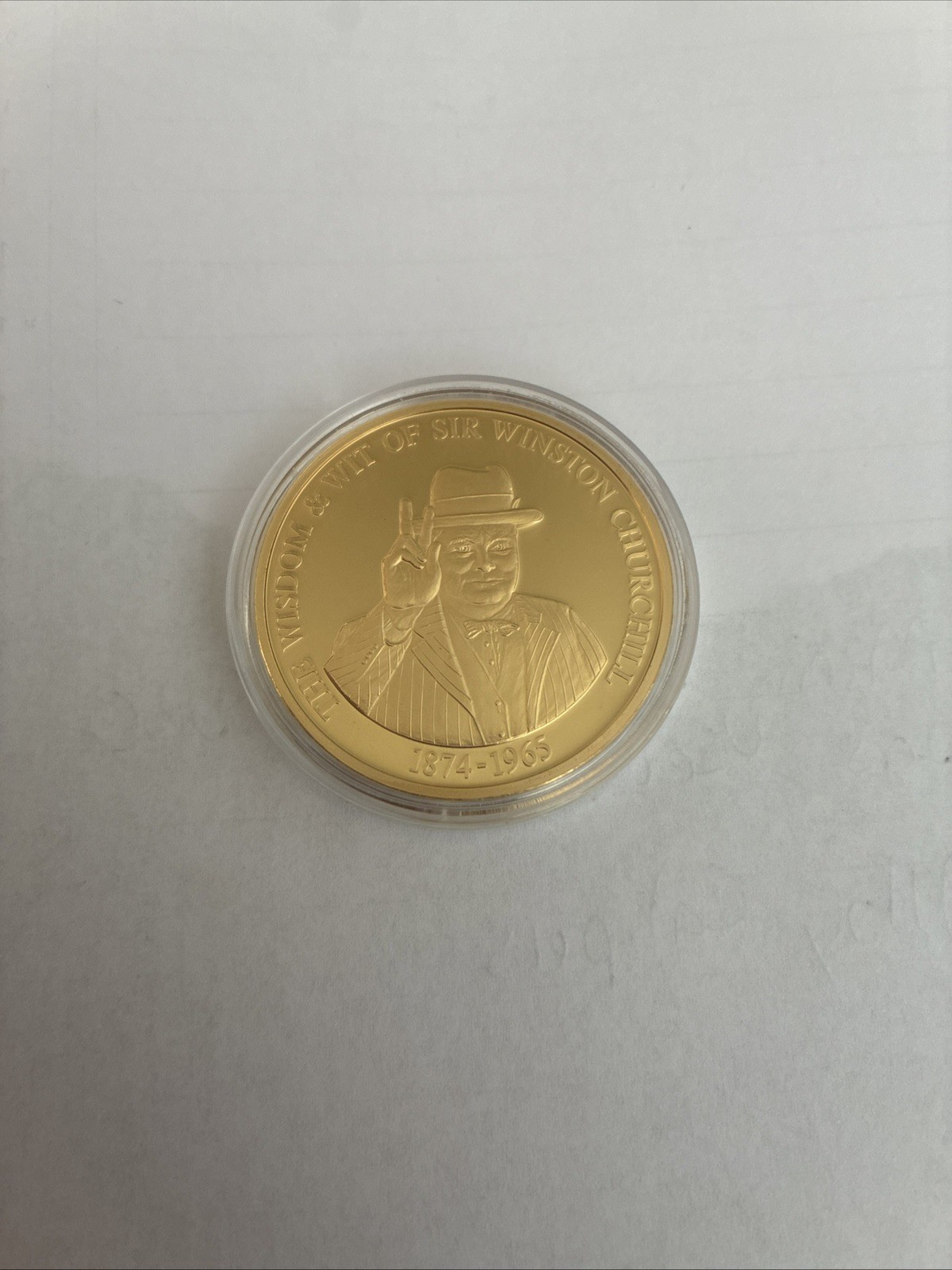 Gold plated coin - \ Gold plated coin - \