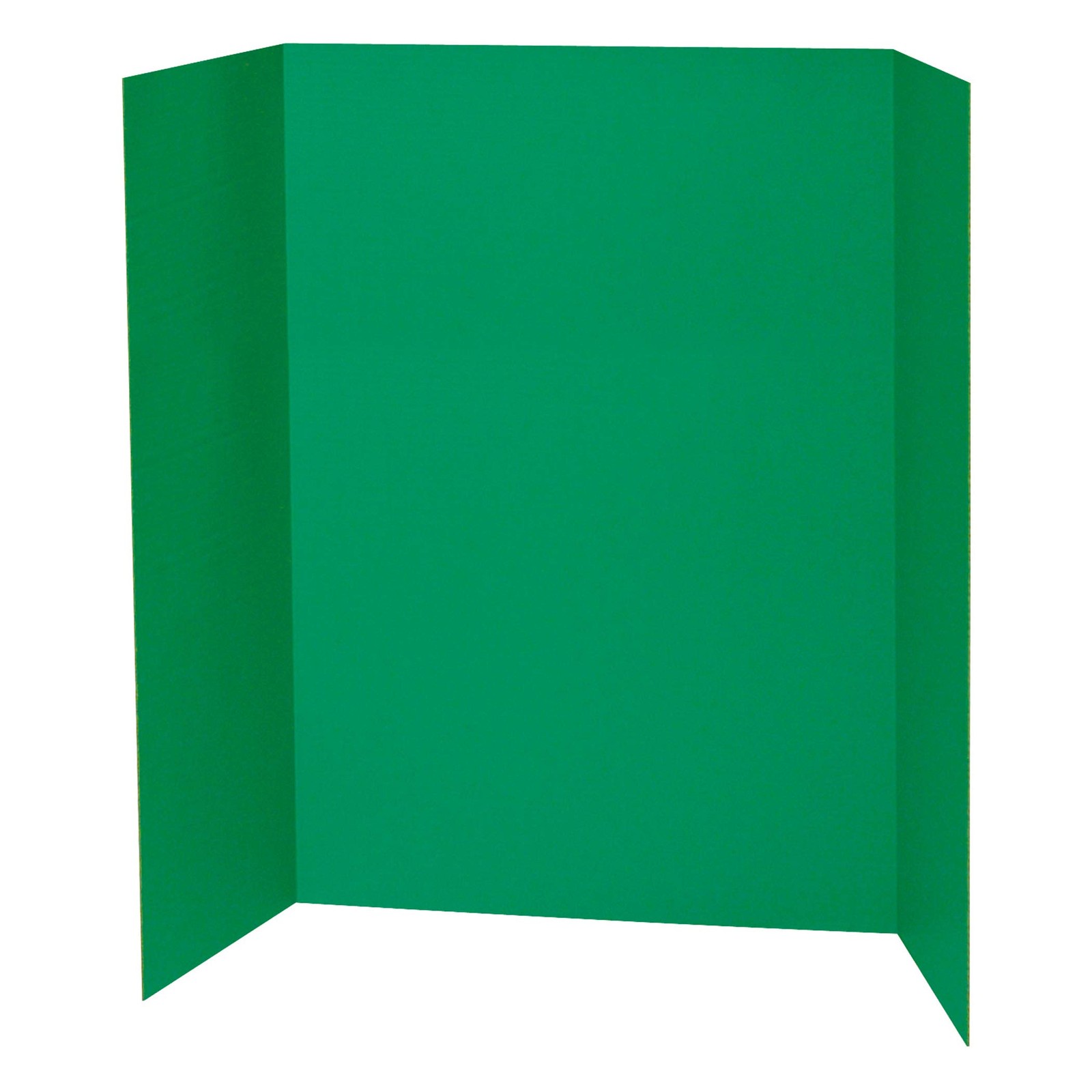 Spotlight 1 Ply Trifold Display Board, 48 Width x 36 Height, Green