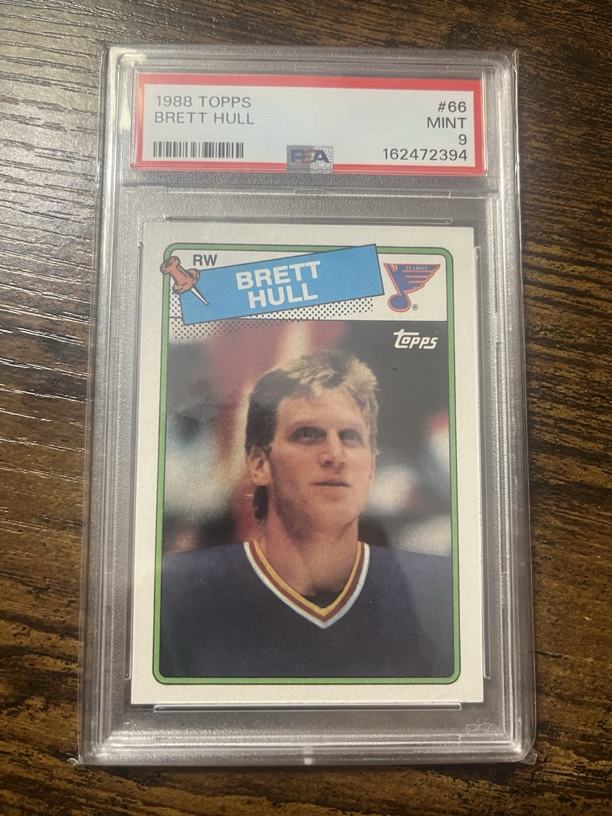 1988-89 Topps Brett Hull #66 (RC) PSA 9 1988-89 Topps Brett Hull #66 (RC) PSA 9