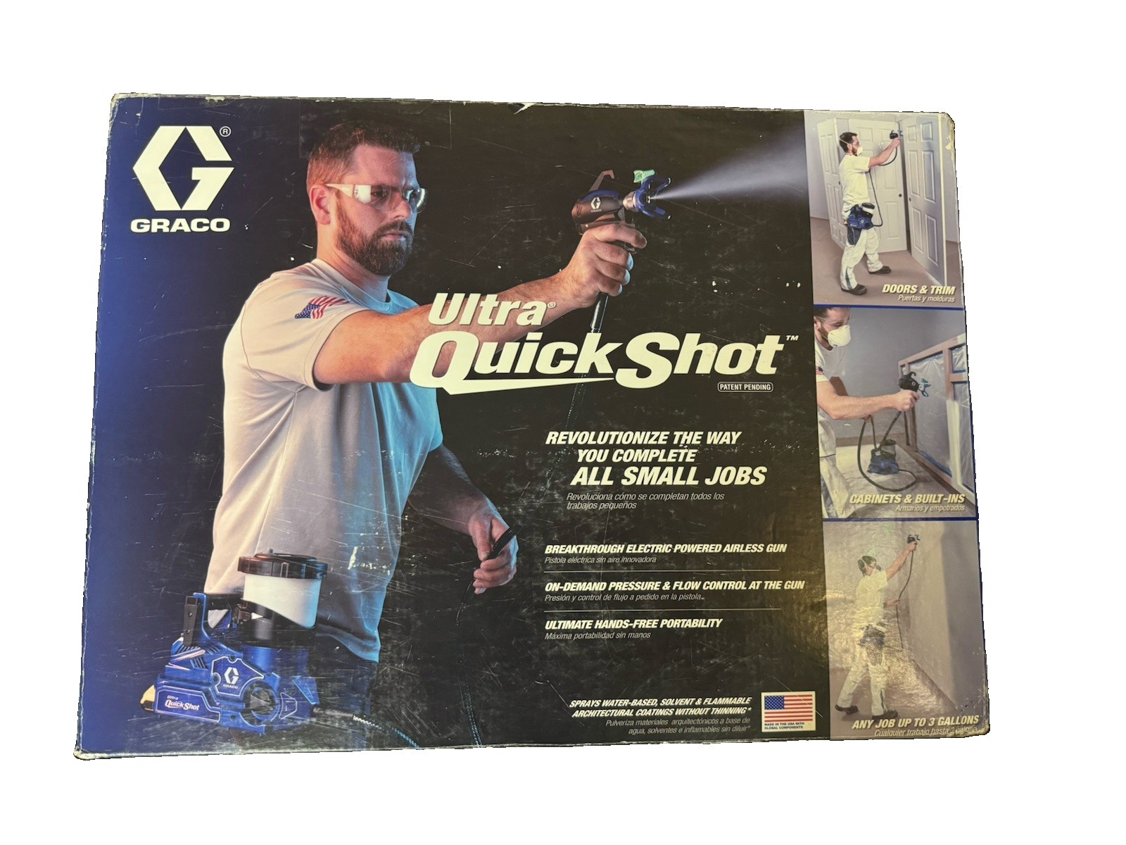Graco Ultra QuickShot Handheld Airless Sprayer 32 oz Flow Control 20B473 Graco Ultra QuickShot Handheld Airless Sprayer 32 oz Flow Control 20B473