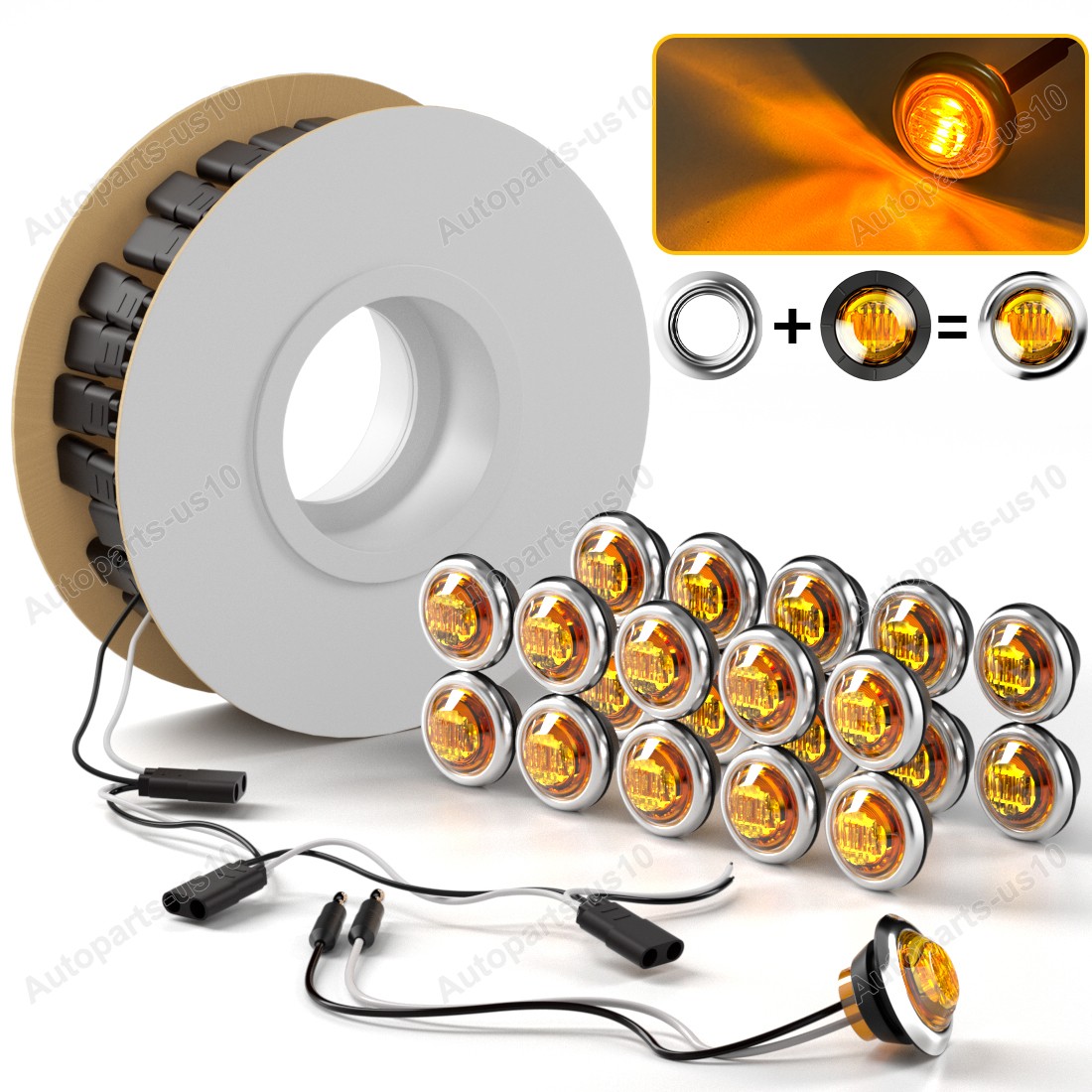 20x Amber 3/4\