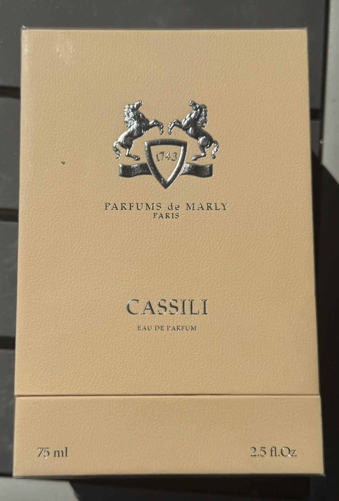 PARFUMS DE MARLY CASSILI EAU DE PARFUM 2.5 Oz 75 ml NEW, authentic, retail,bnib PARFUMS DE MARLY CASSILI EAU DE PARFUM 2.5 Oz 75 ml NEW, authentic, retail,bnib