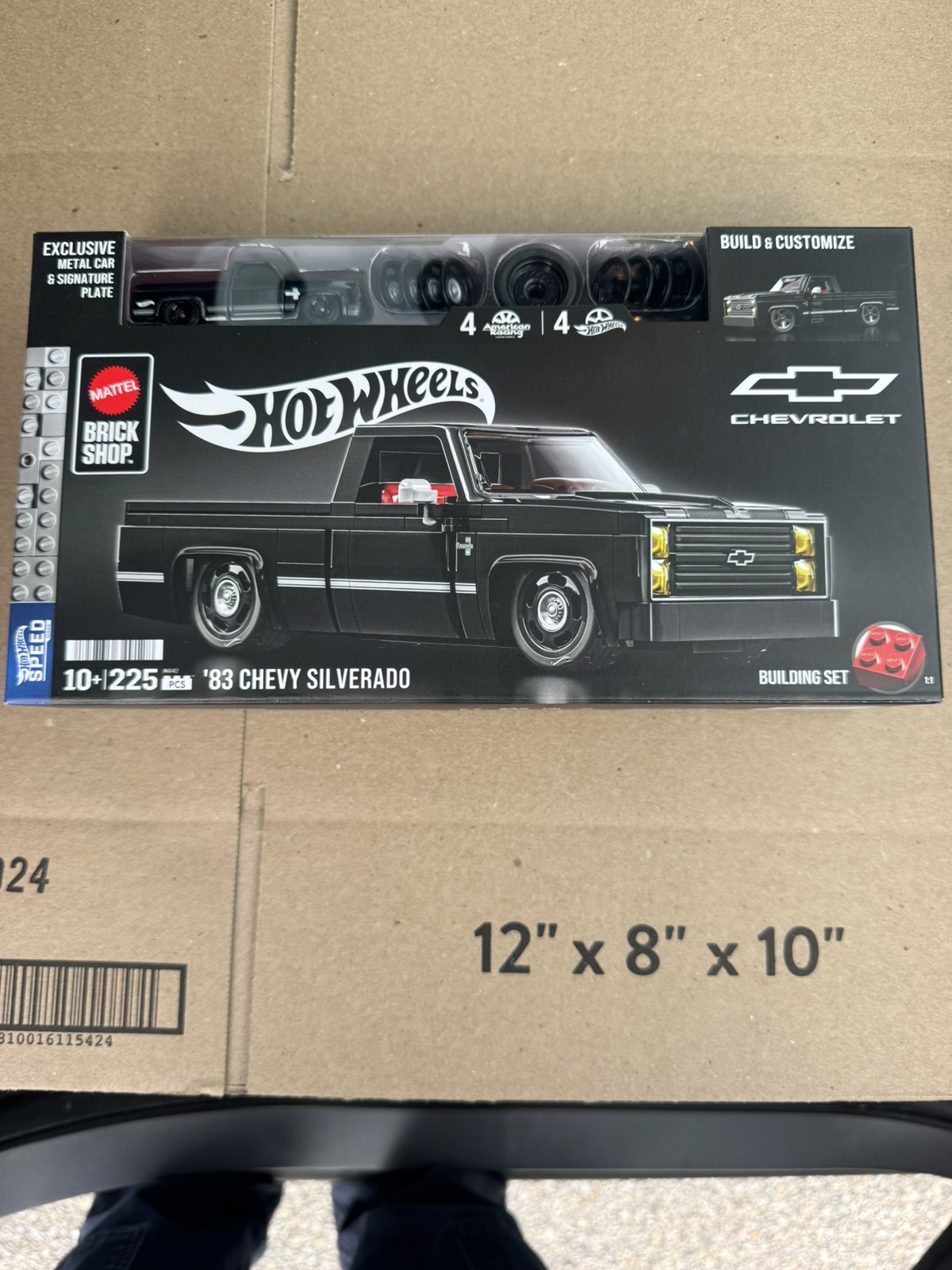 Mattel Brick Shop Hot Wheels Black ’83 Chevy Silverado Building Set Kit Mattel Brick Shop Hot Wheels Black ’83 Chevy Silverado Building Set Kit
