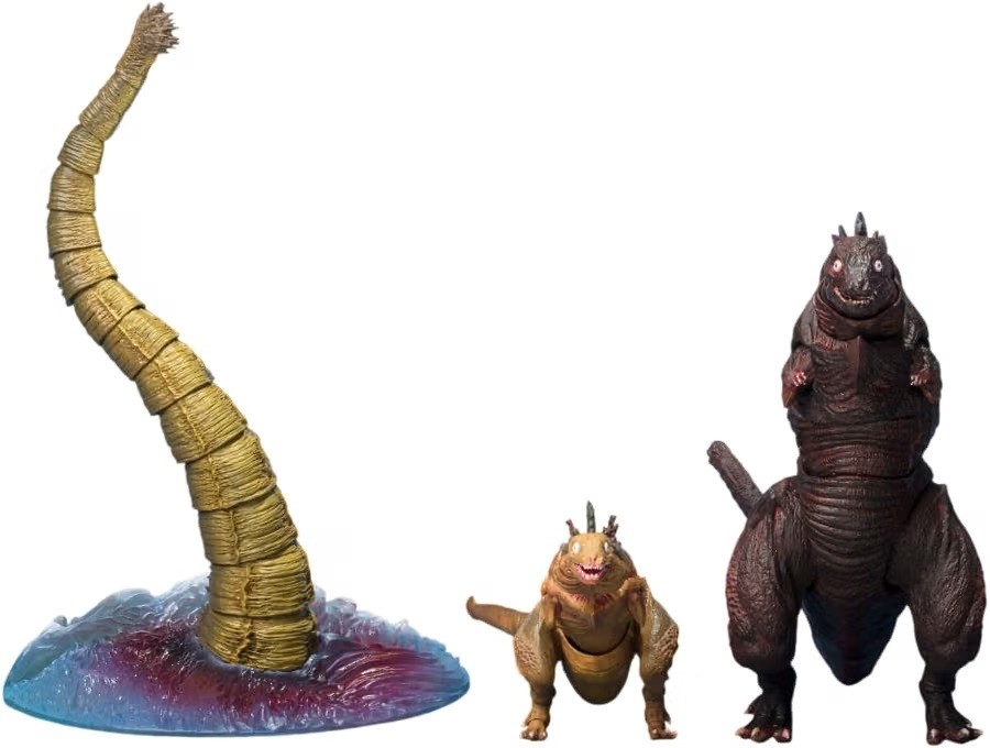 Tamashii Nations Shin Godzilla S.H.MonsterArts 2nd & 3rd Form Figure Set