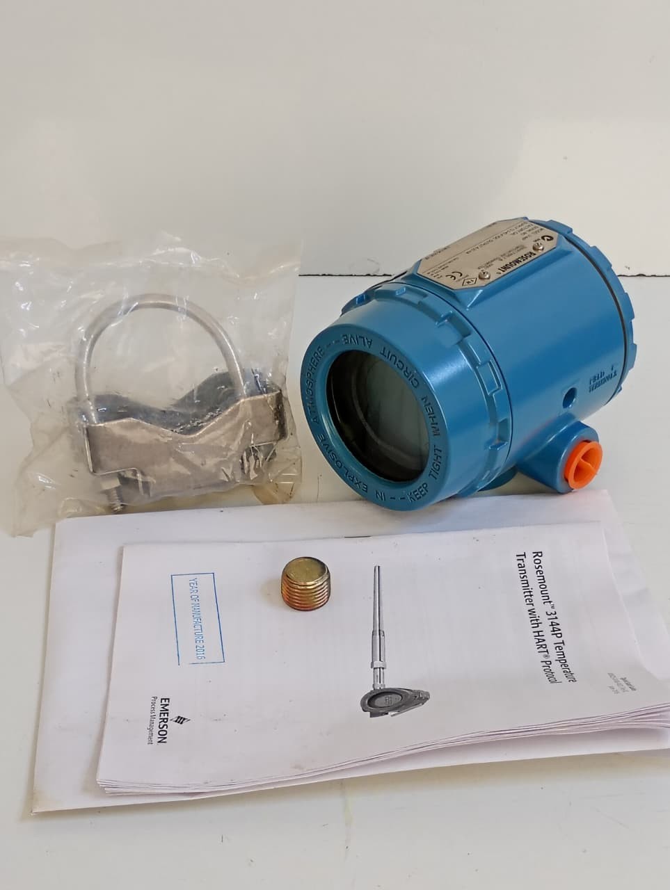 Rosemount / Temperature Transmitter / 3144P D1A1K5B4M5Q4 / 0901089 08/16