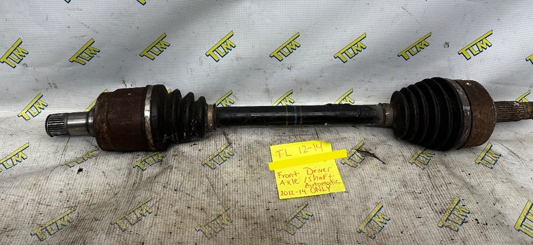 12-14 Acura TL Front Axle DRIVER LEFT 3.5 / 3.7 Shaft 2012 2013 2014 13 AT OEM