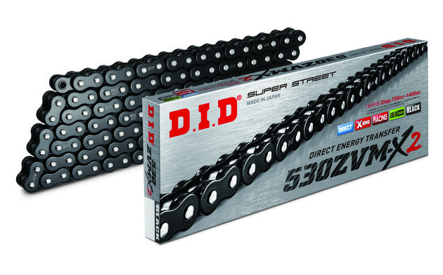 D.I.D. 530 ZVM-X2 Series X-Ring Chain 130 Links Black