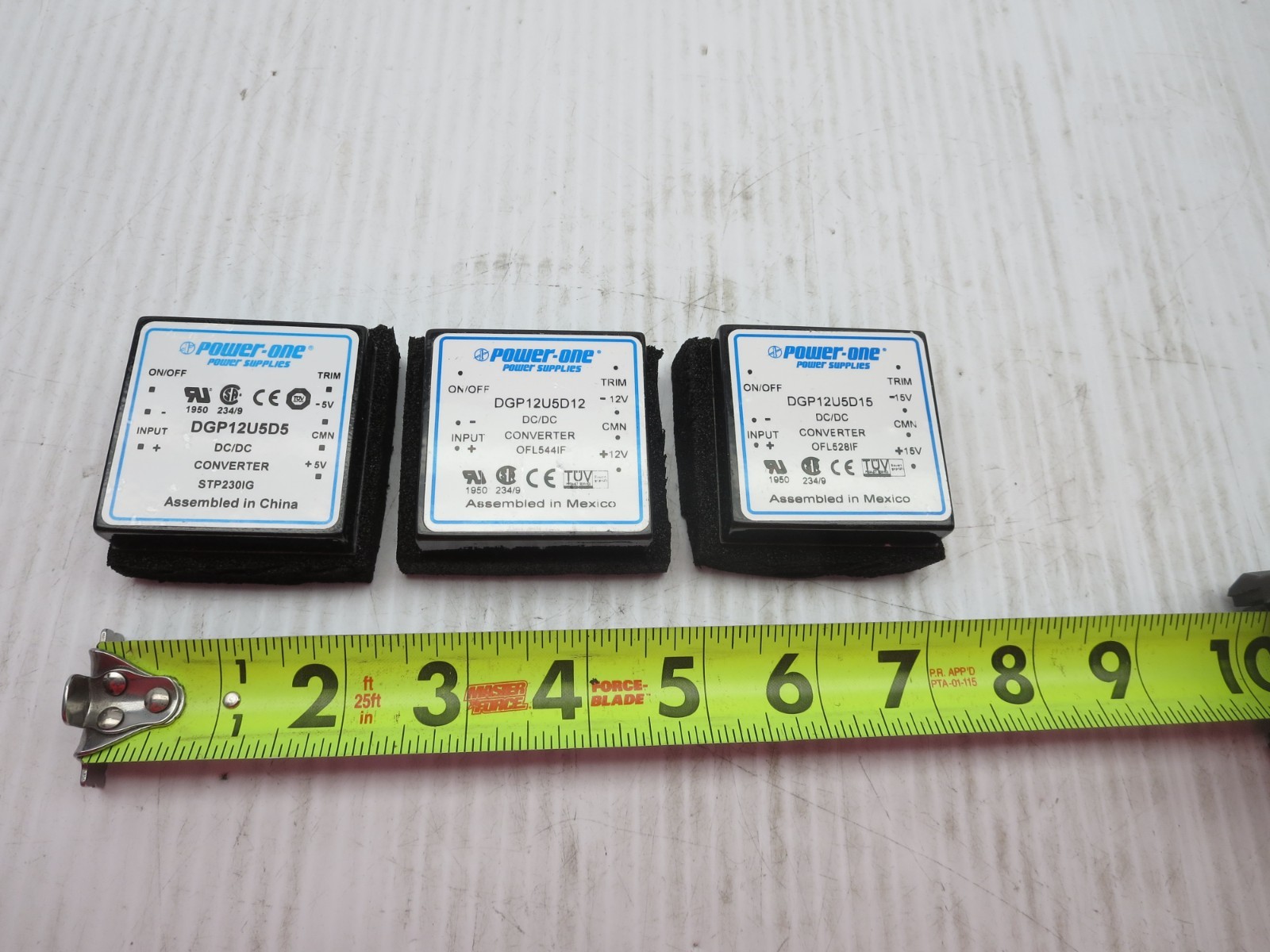 Power-One DGP12U5D15/12/5 DC-DC Converters (1 Lot) See Description & Pics Used
