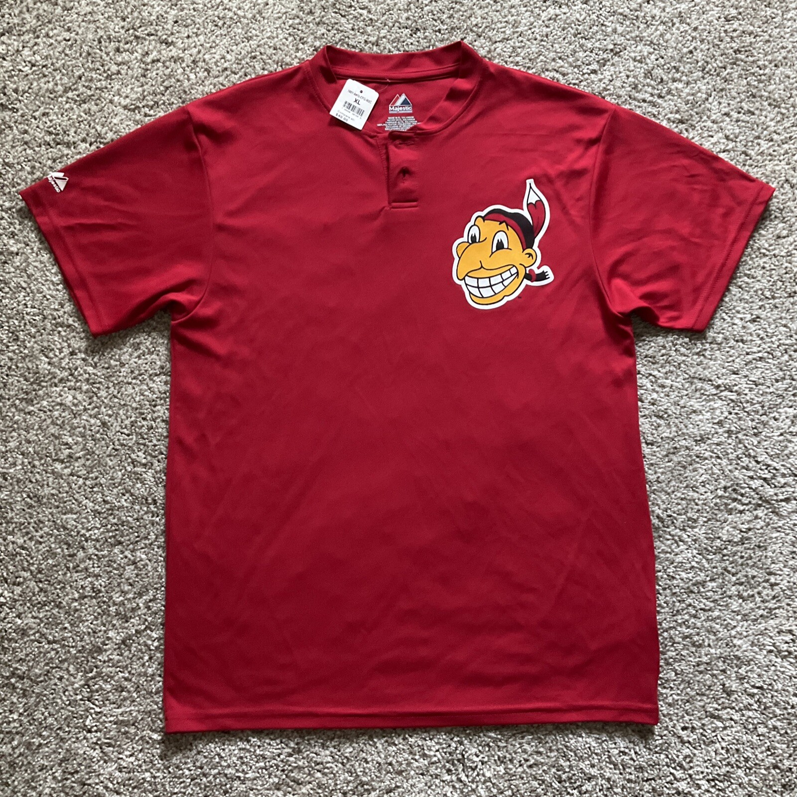 NEW Vintage Cleveland Indians Chief Wahoo Authentic Kids T-Shirt Size Youth XL NEW Vintage Cleveland Indians Chief Wahoo Authentic Kids T-Shirt Size Youth XL