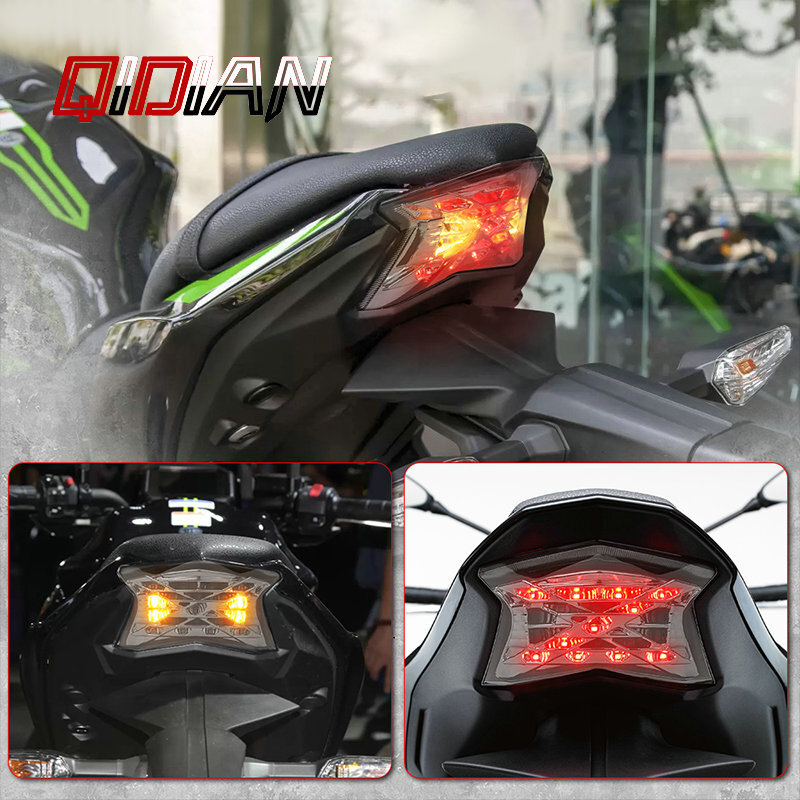 For 2017-2025 Kawasaki Ninja650 Z650 Z900 Z H2 Tail Light Brake Turn Signal Lamp