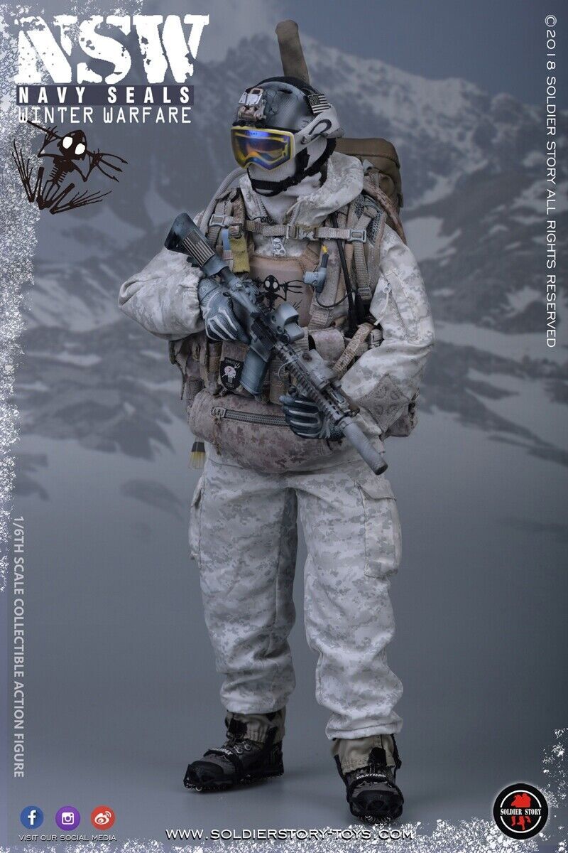 SOLDIER STORY SS109 NSW NAVY SEALS WINTER WARFARE “MARKSMAN” 1/6 figure SOLDIER STORY SS109 NSW NAVY SEALS WINTER WARFARE “MARKSMAN” 1/6 figure