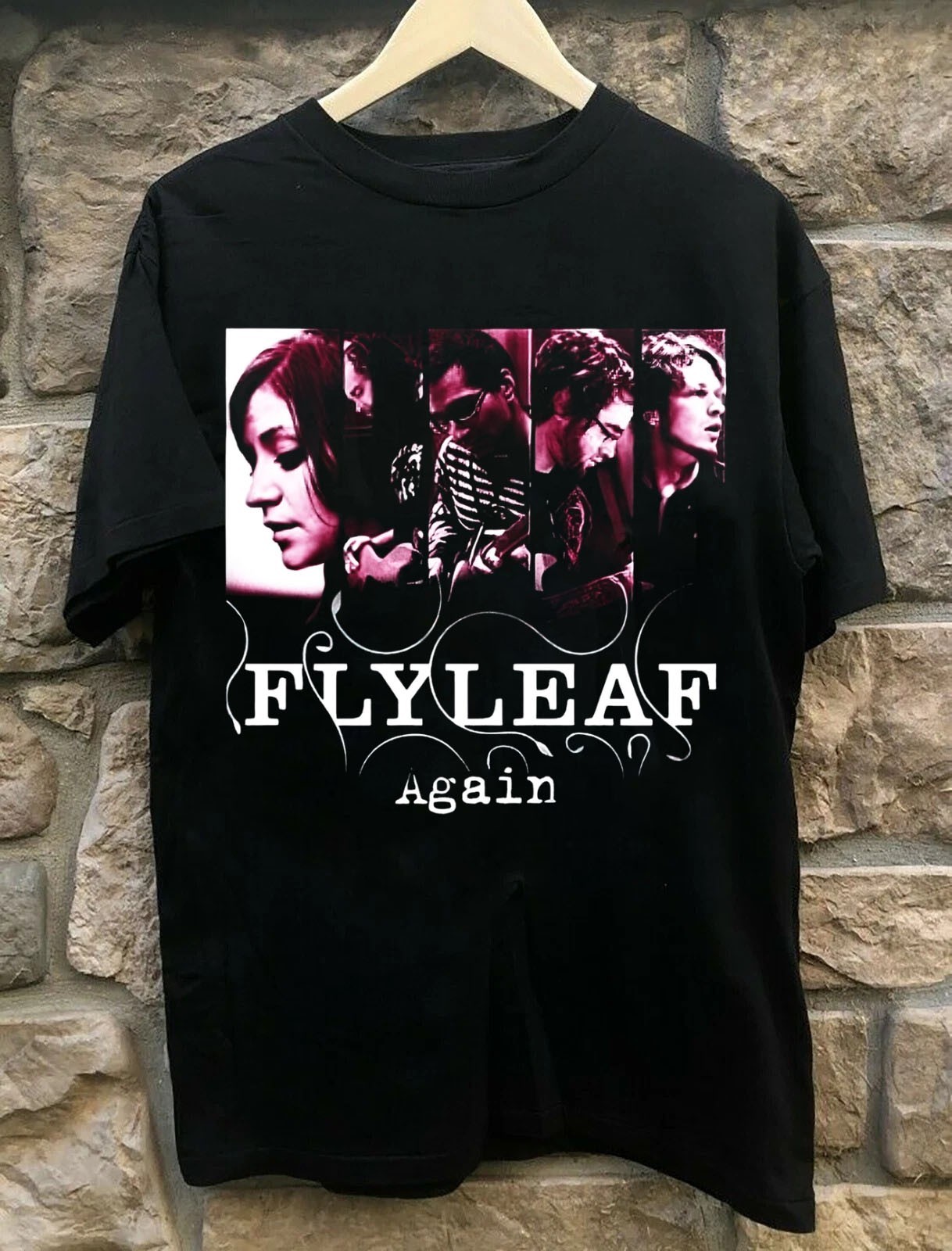 Flyleaf Band Again Shirt Unisex Concert S-5XL DT07