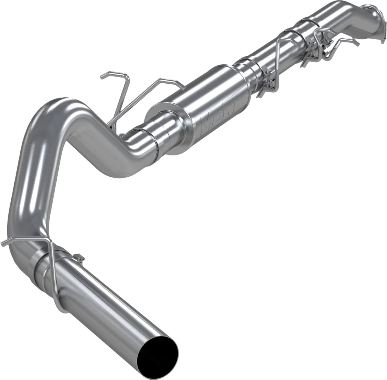 MBRP S6208P Catback Exhaust Kit for 03-07 Ford F250/F350 Powerstroke 6.0L Diesel