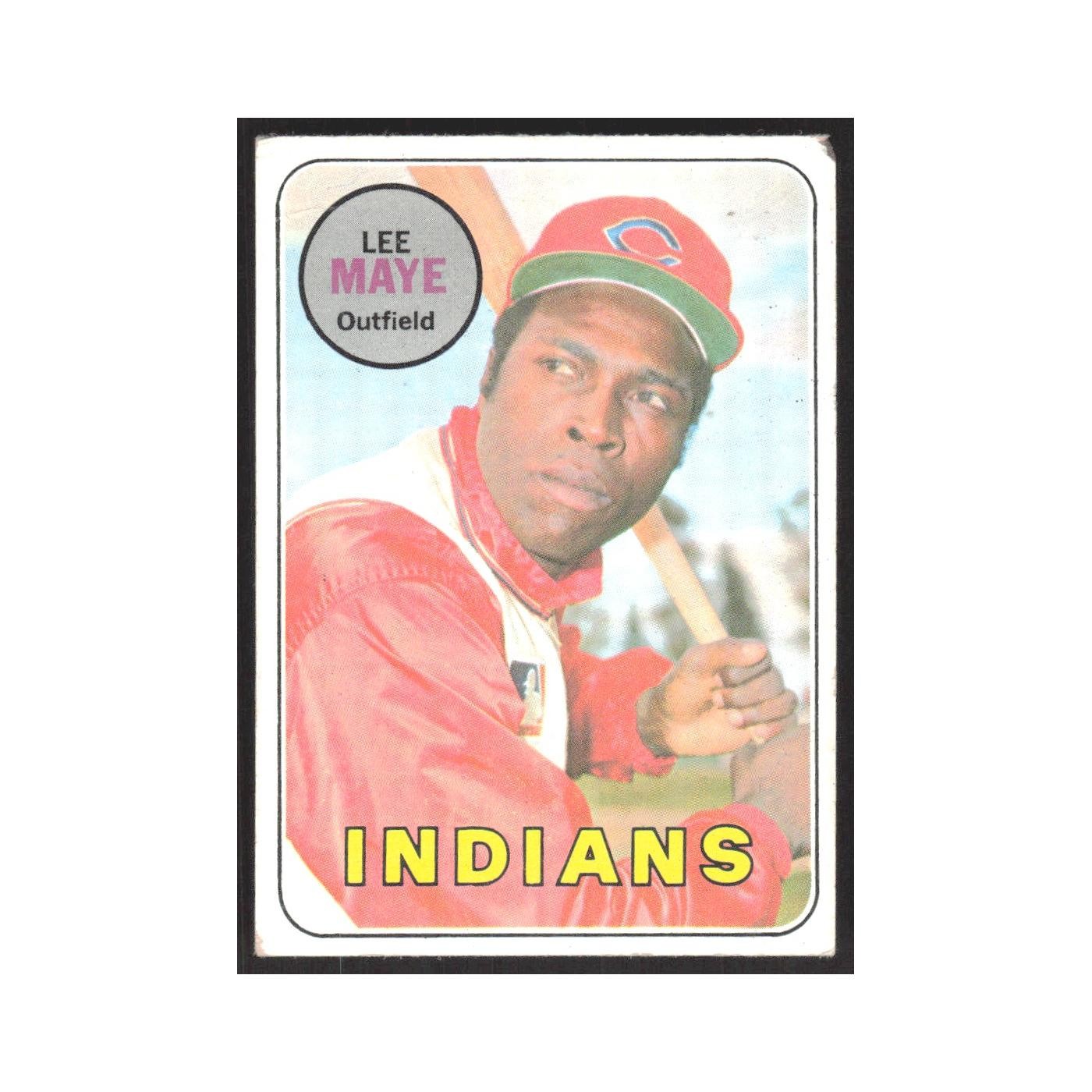 1969 Topps High Number Lee Maye Indians #595