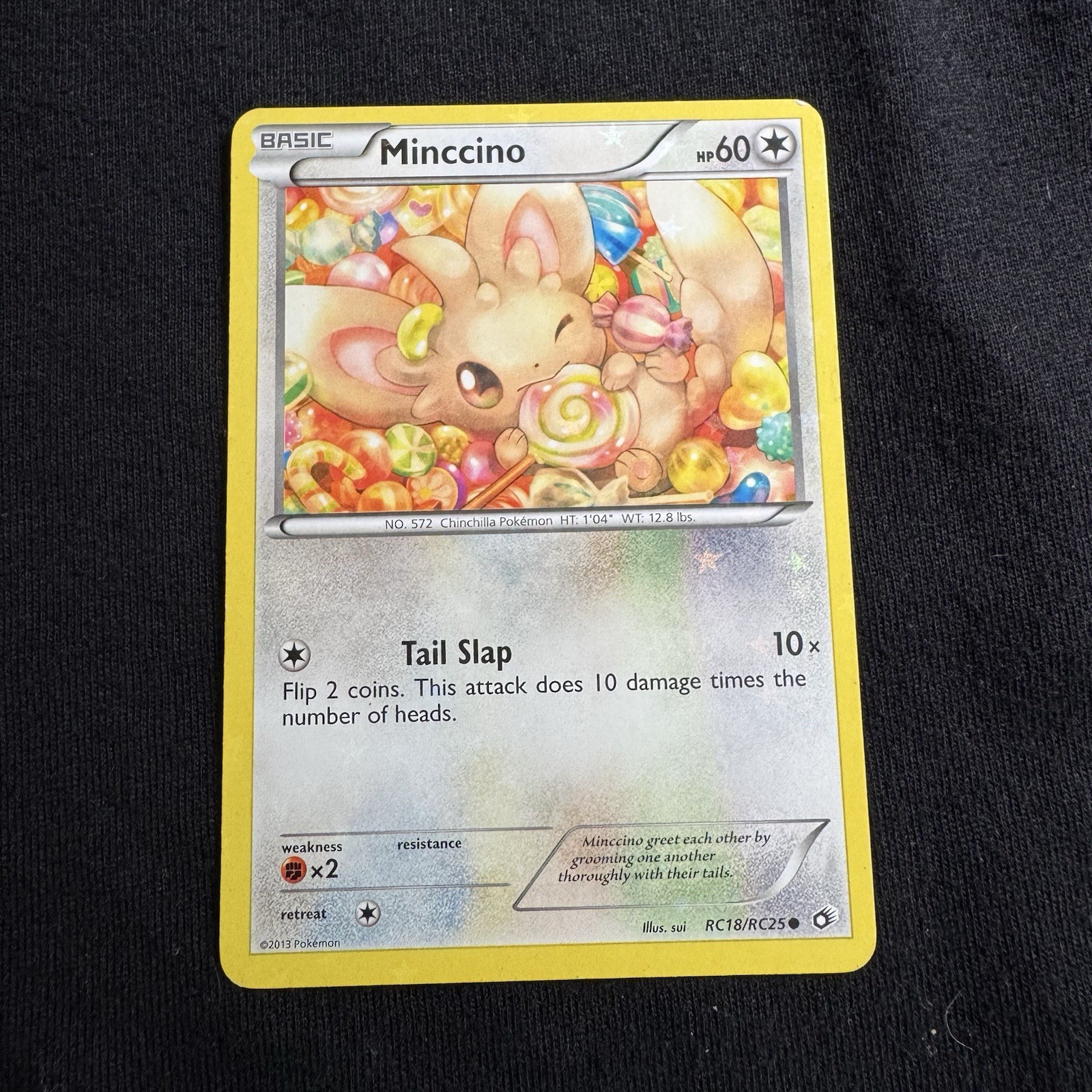 Minccino RC18/RC25 Legendary Treasures: Radiant Collection Holo MP Minccino RC18/RC25 Legendary Treasures: Radiant Collection Holo MP
