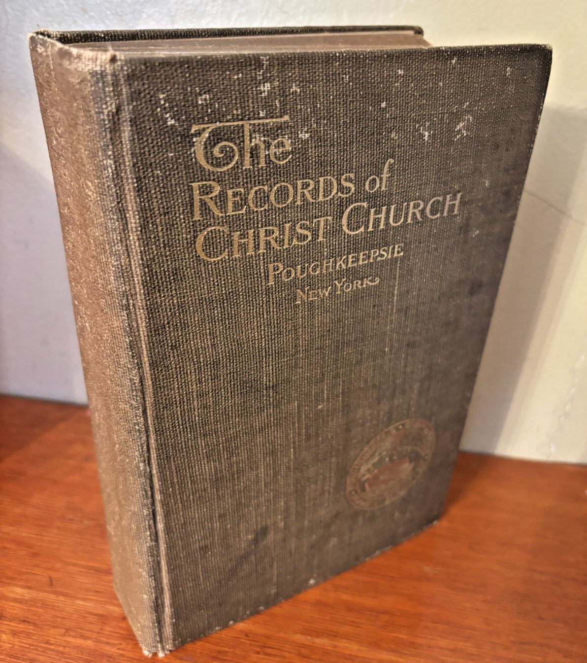 1911 Records of Christ Church Poughkeepsie New York by Helen Wilkinson Reynolds