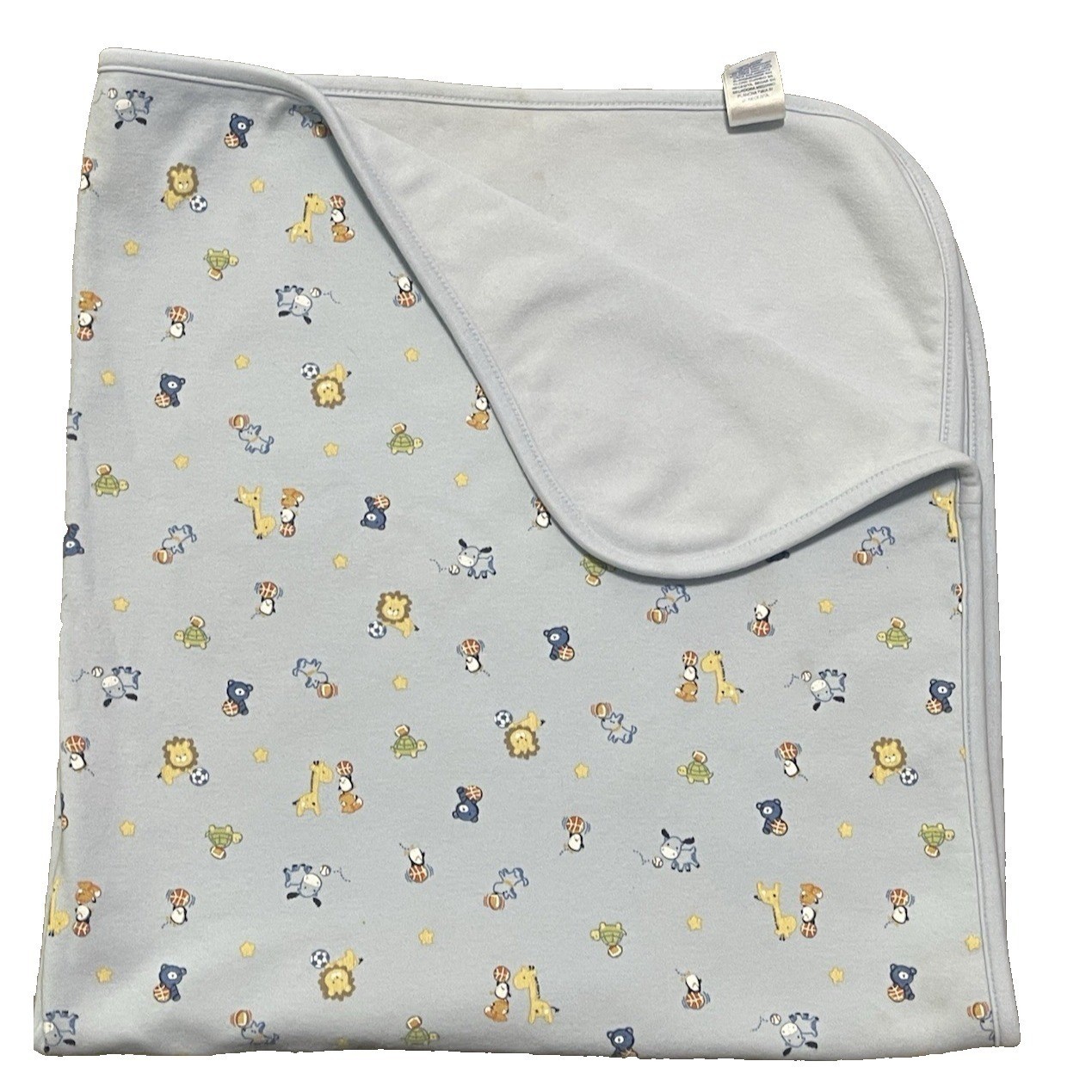 Carter\'s Child of Mine Blanket Baby Sports Balls Animals Lion Dog Giraffe Bear