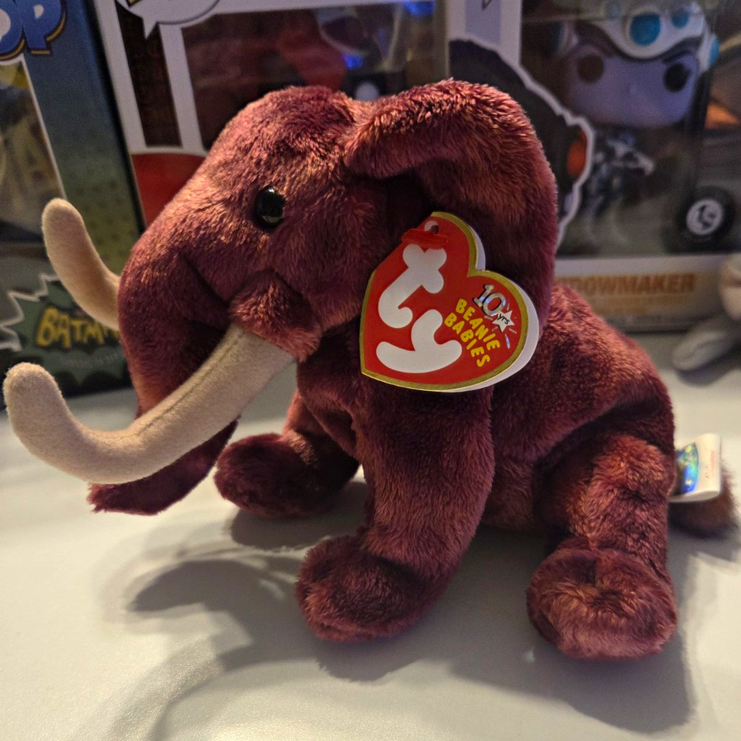 Ty Beanie Babies Colosso Mammoth Elephant Plush Vintage 2002 Age 3+