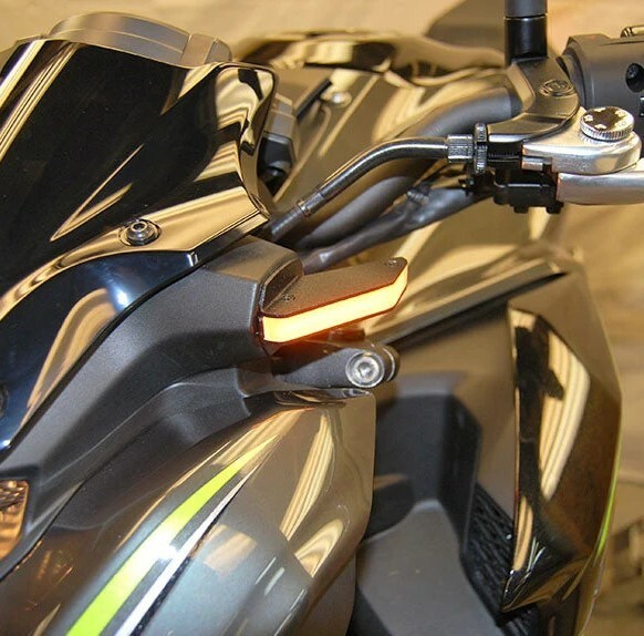 NEW RAGE CYCLES - Front Led Turn Signals For Kawasaki Z900 | Z900-FB-20