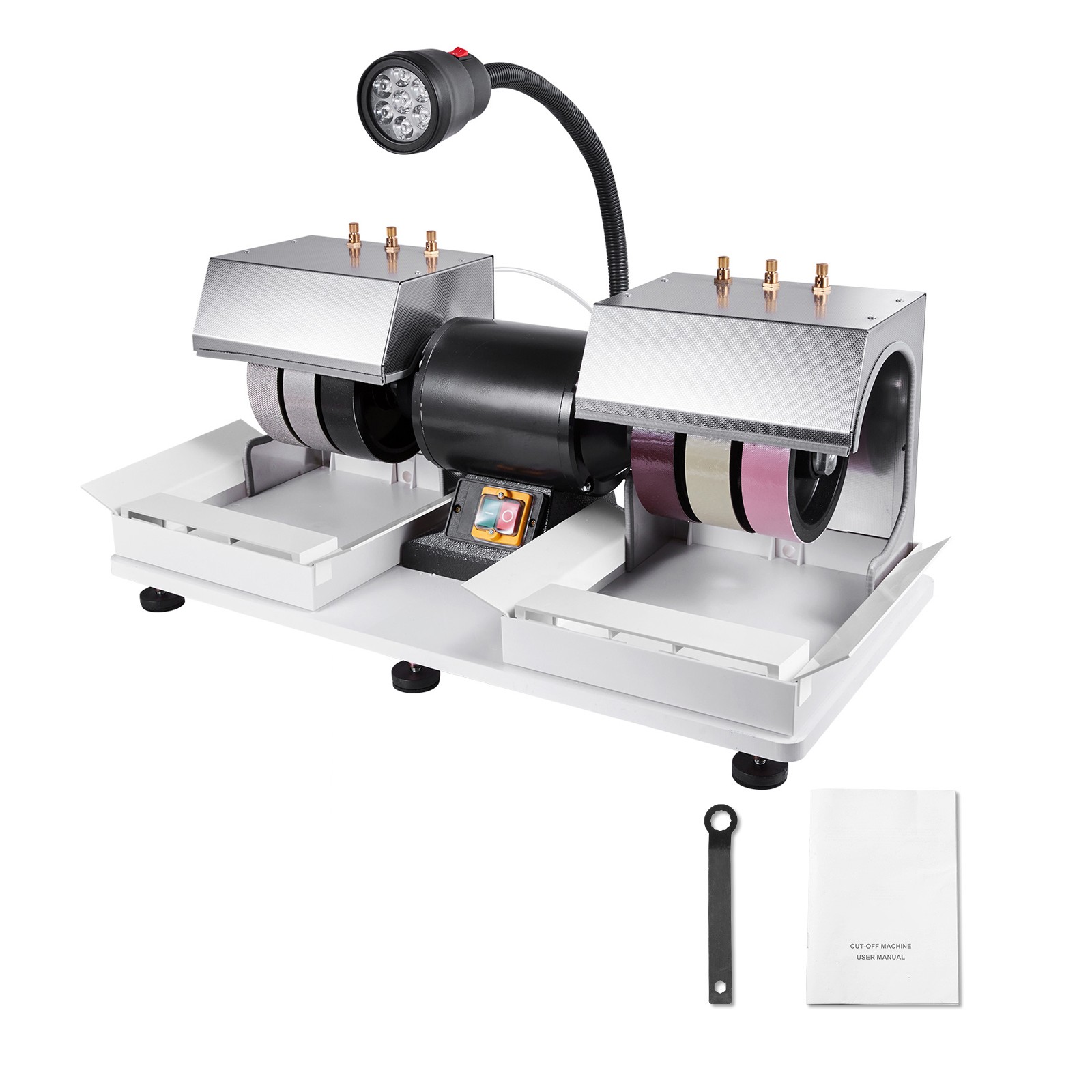 Uimoso 6in Lapidary Grinder Polisher Machine for Rocks and Gemstones