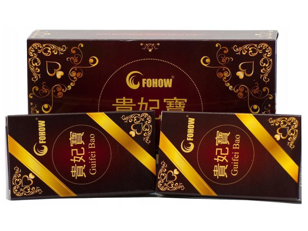 Fohow Guifei Bao Women\'s Sanitary Herbal Pads 6 Units Natural Care
