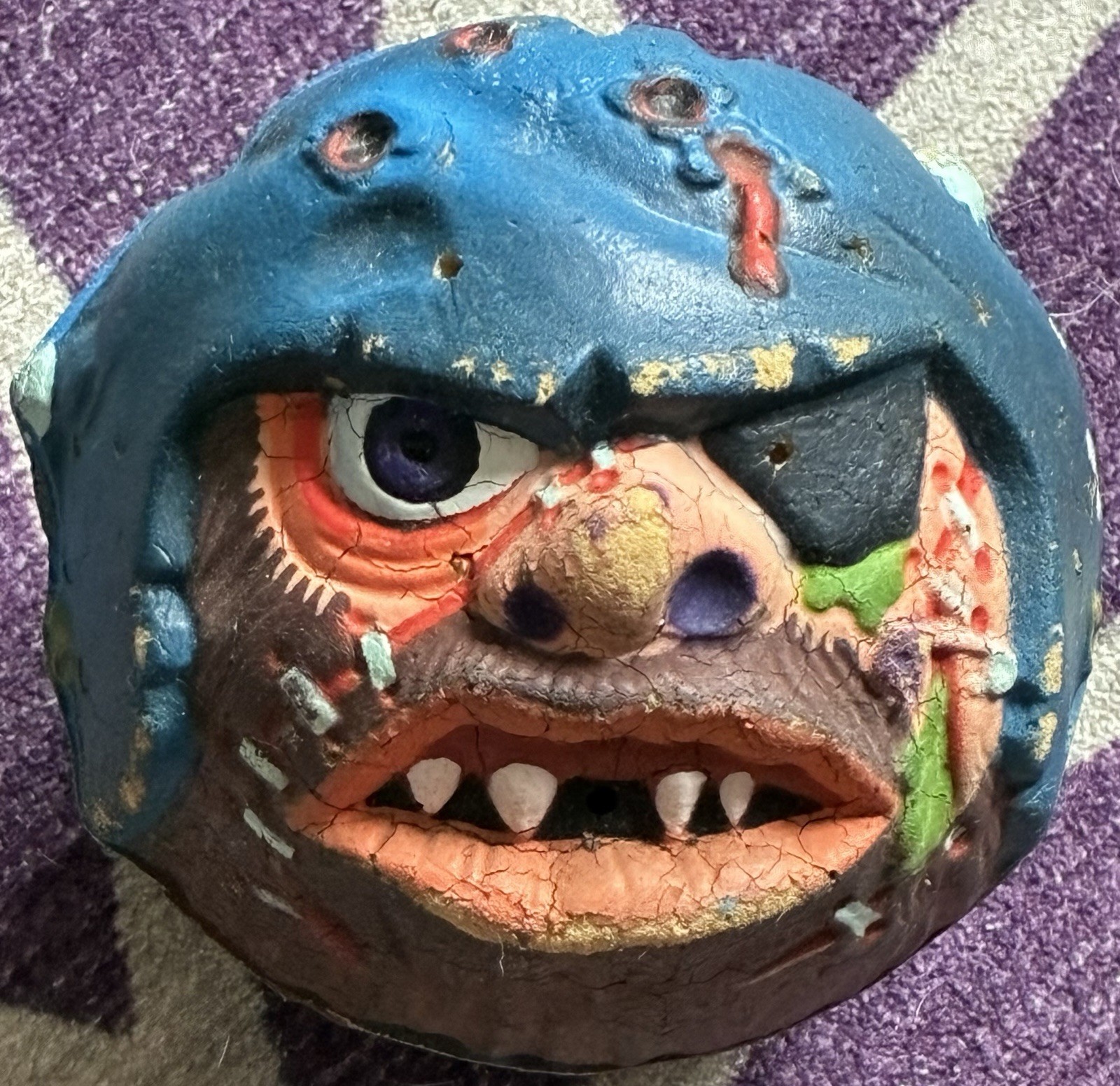 Madball Bruise Brother 1986 Toy Ball Madballs 80s Vintage Foam Sports Madball Bruise Brother 1986 Toy Ball Madballs 80s Vintage Foam Sports