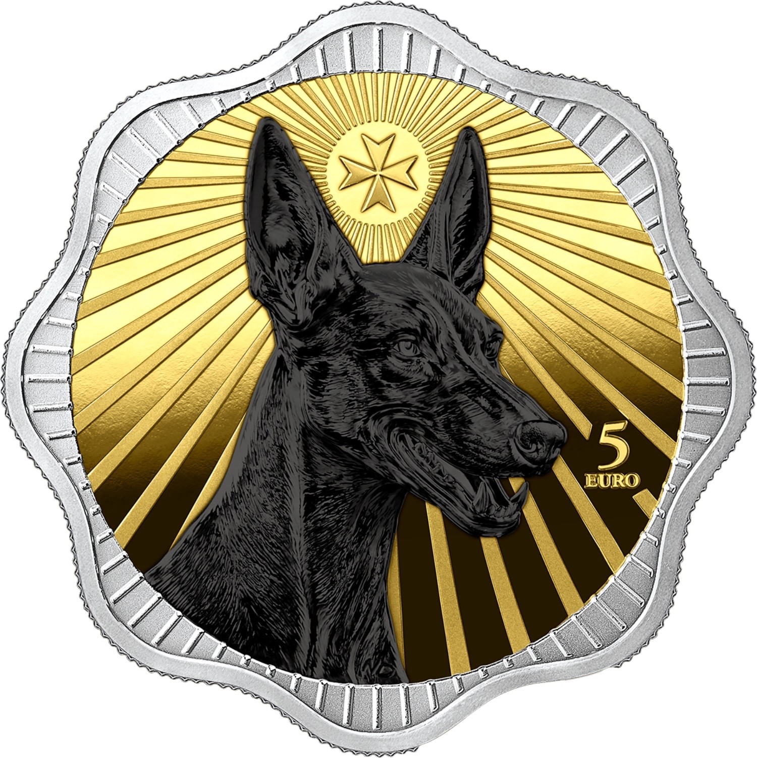 2026 Maltese Pharaoh Hound 1 oz silver coin