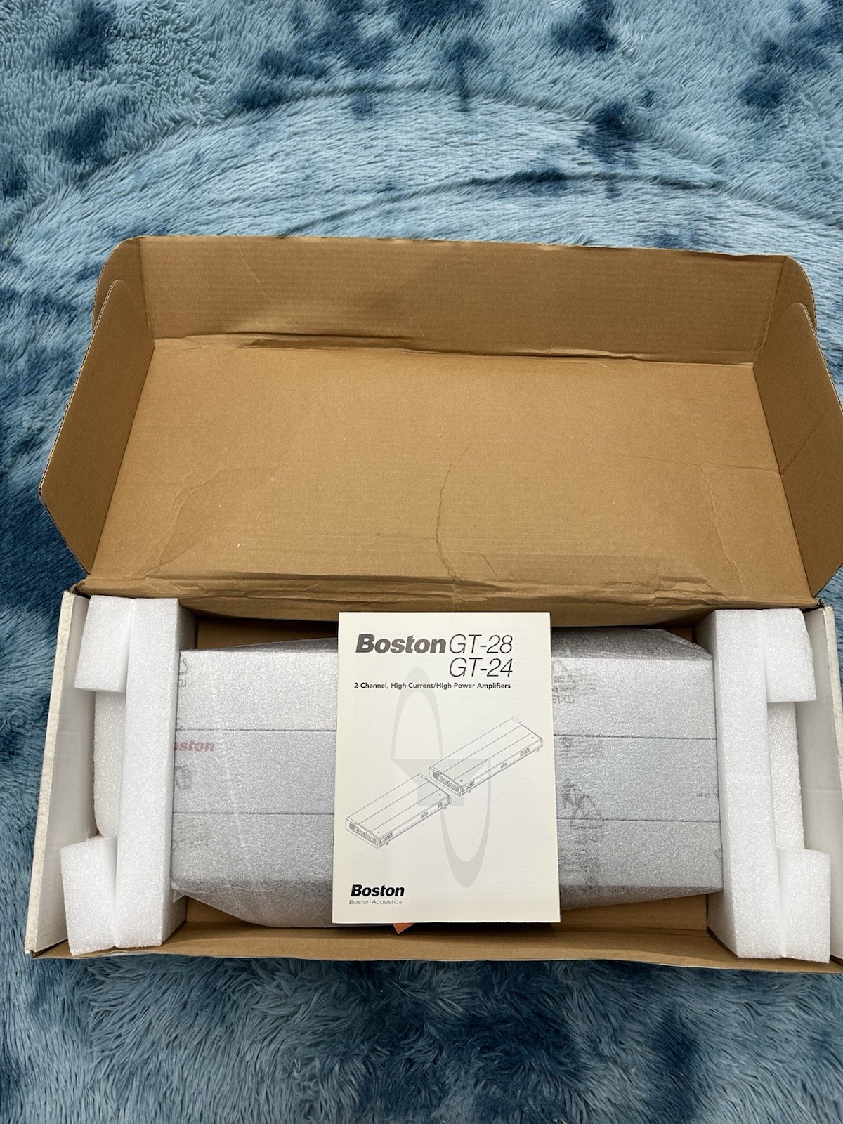 Rare Old School Boston Acoustic Gt28 Car Amplifier Open Box New