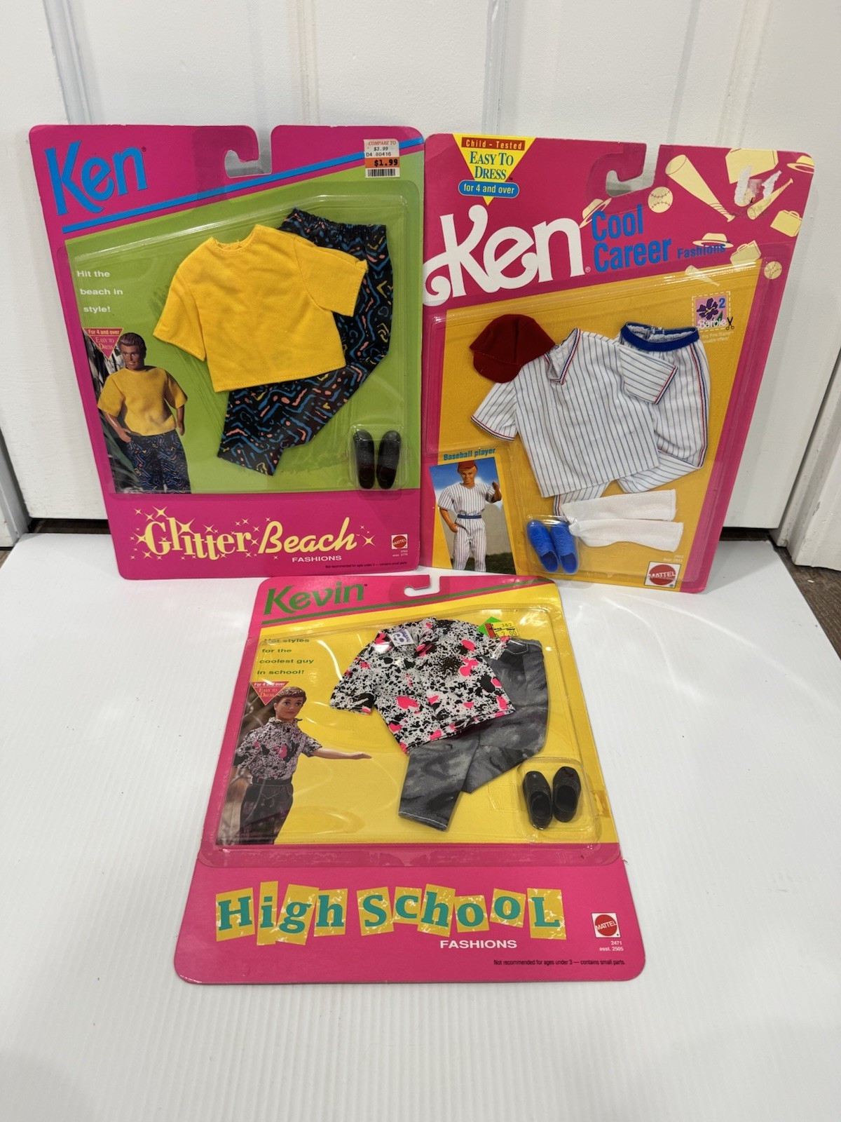 Vintage Ken Kevin Fashion Lot 1991 1992 Glitter Beach Cool Career High School Vintage Ken Kevin Fashion Lot 1991 1992 Glitter Beach Cool Career High School
