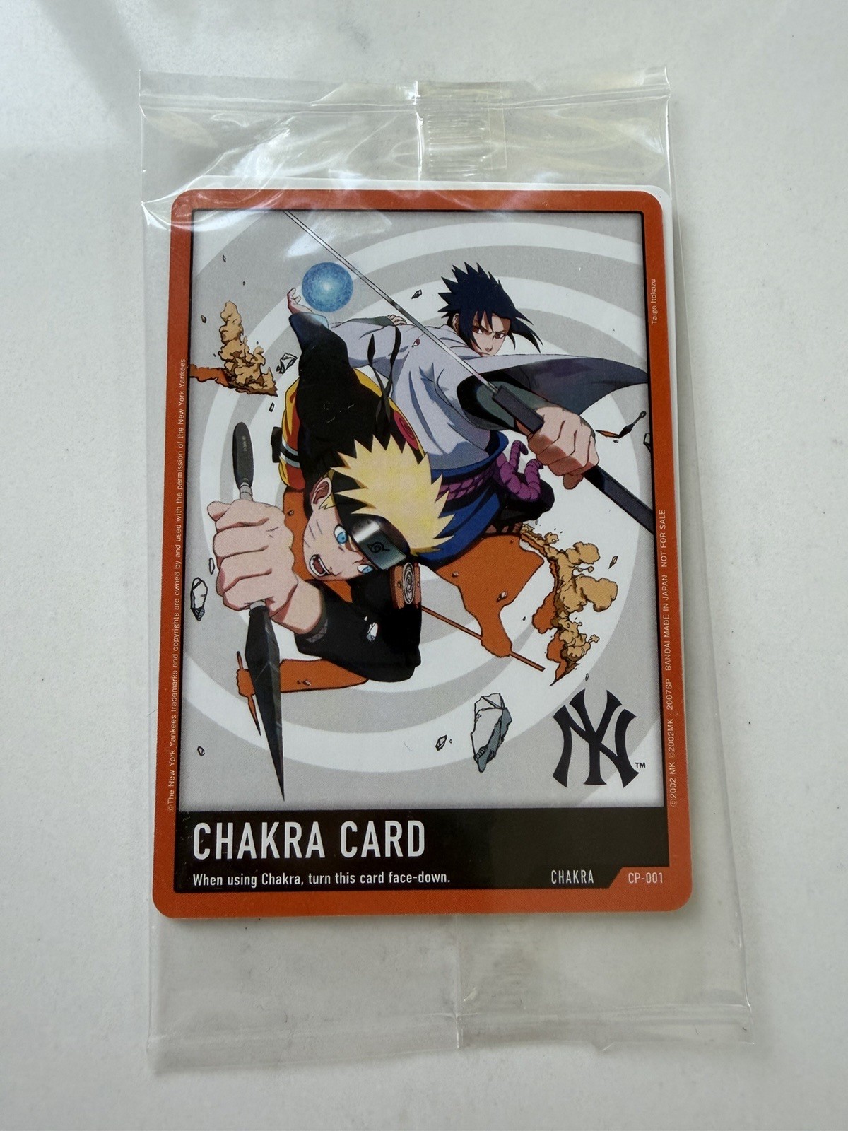 2026 Naruto X New York Yankees Chakra Promo Card 9/8/26 2026 Naruto X New York Yankees Chakra Promo Card 9/8/26